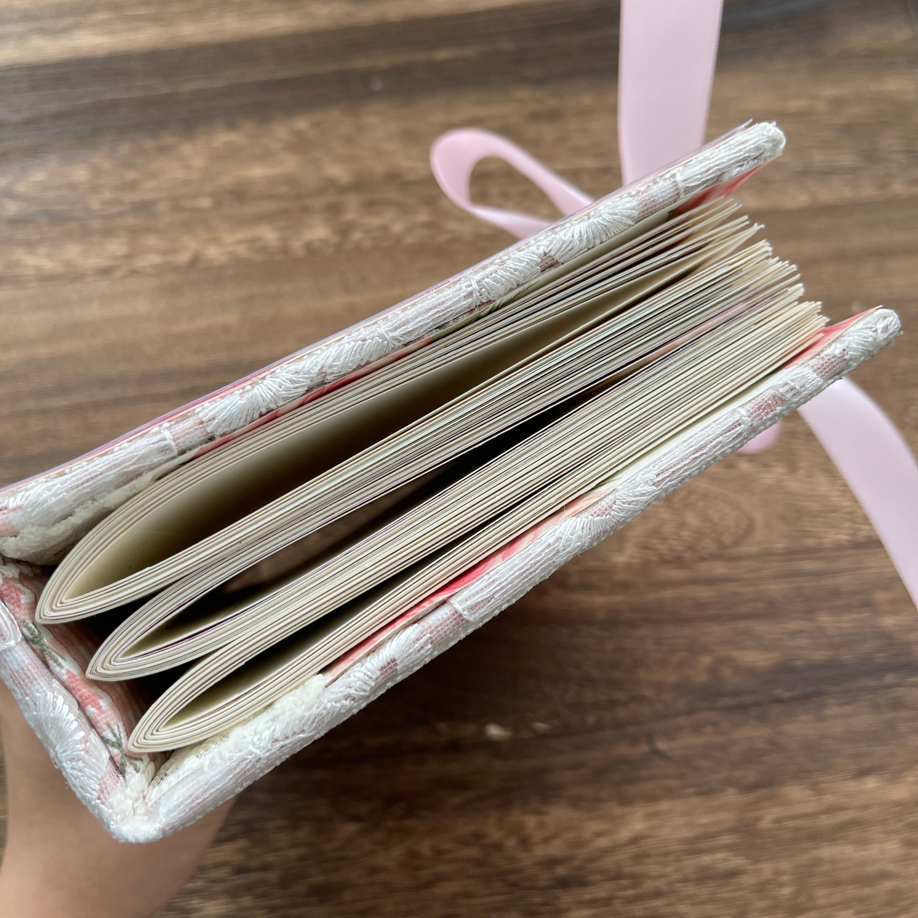 Clock style handmade book*Inside blank page