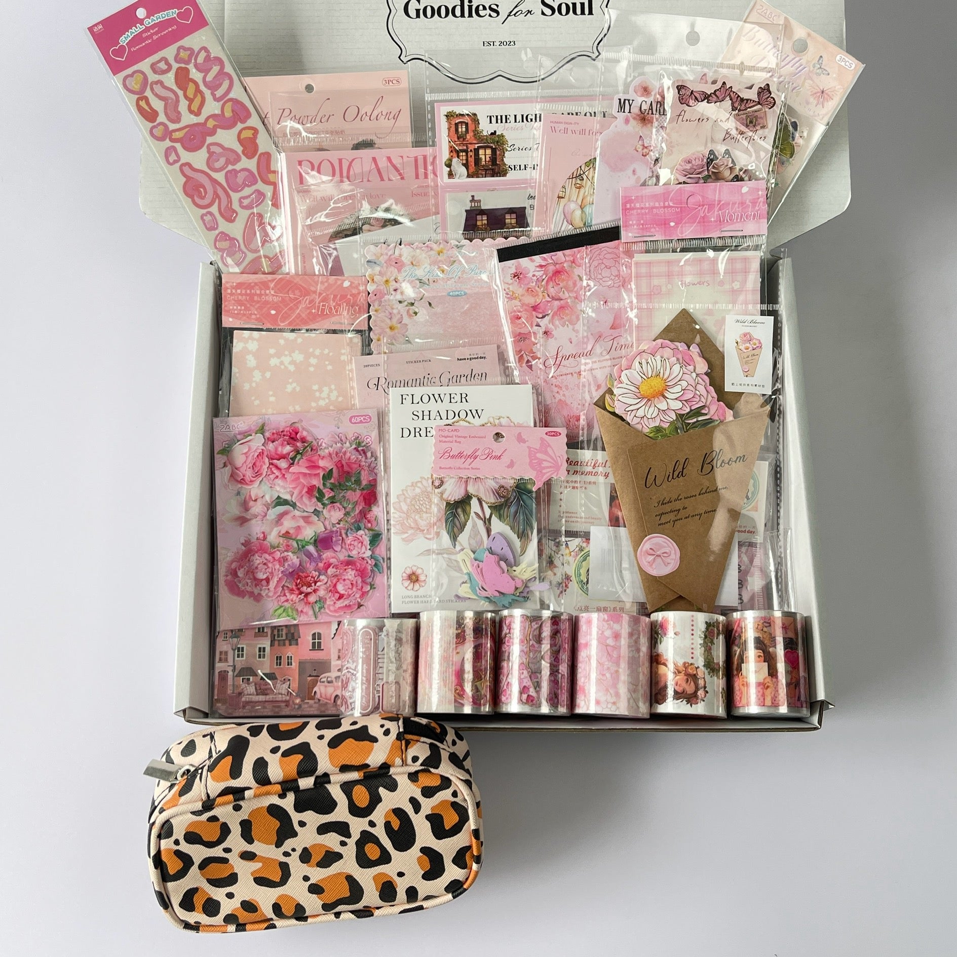 1108 B98 Pink journaling supplies mixed bundle
