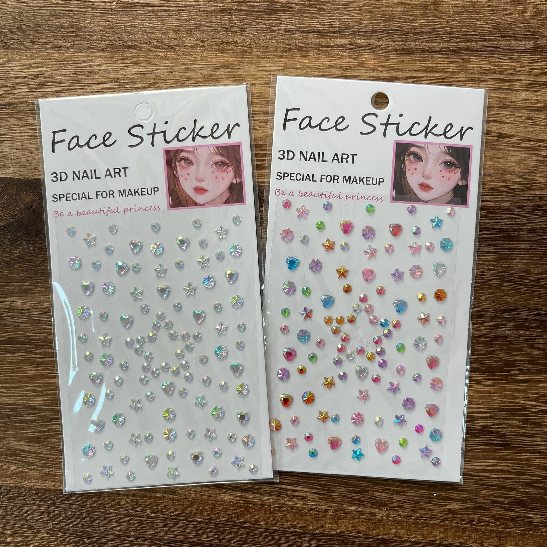 1110 Acrylic Star Diamond Sticker 1 pack 1 pcs