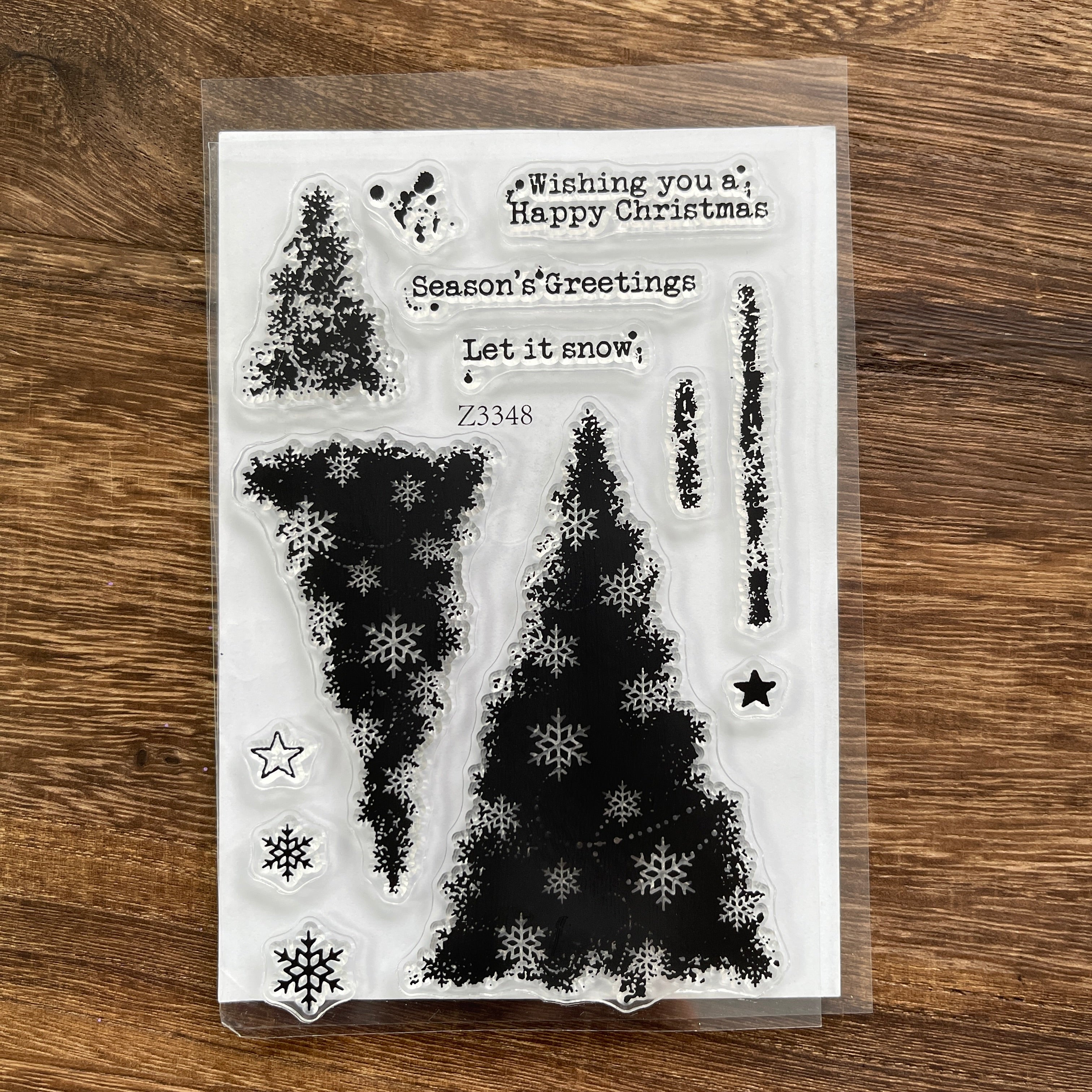 1113 Christmas tree Clear Stamp 10cm*15cm