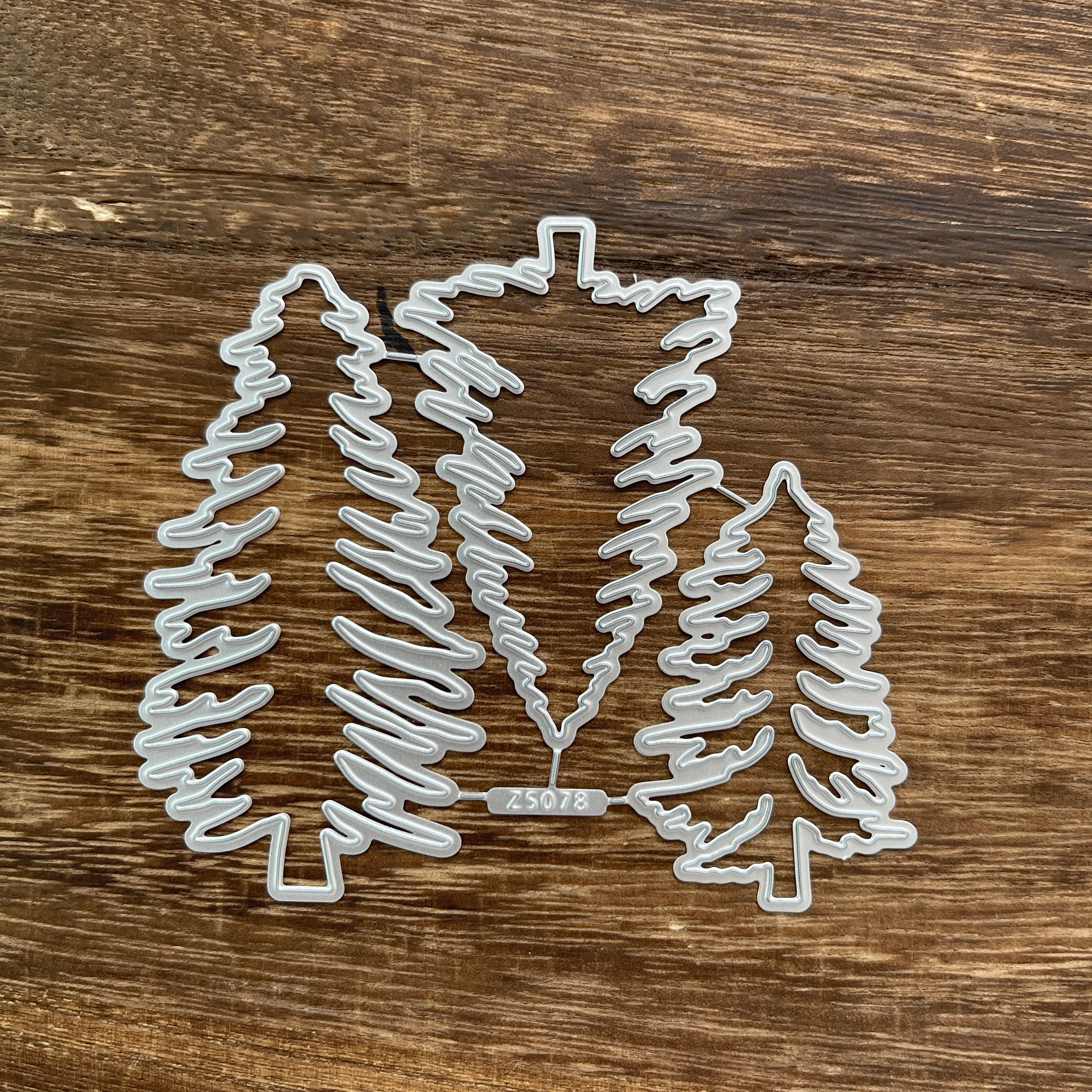 1114 Christmas tree metal cutting dies cut