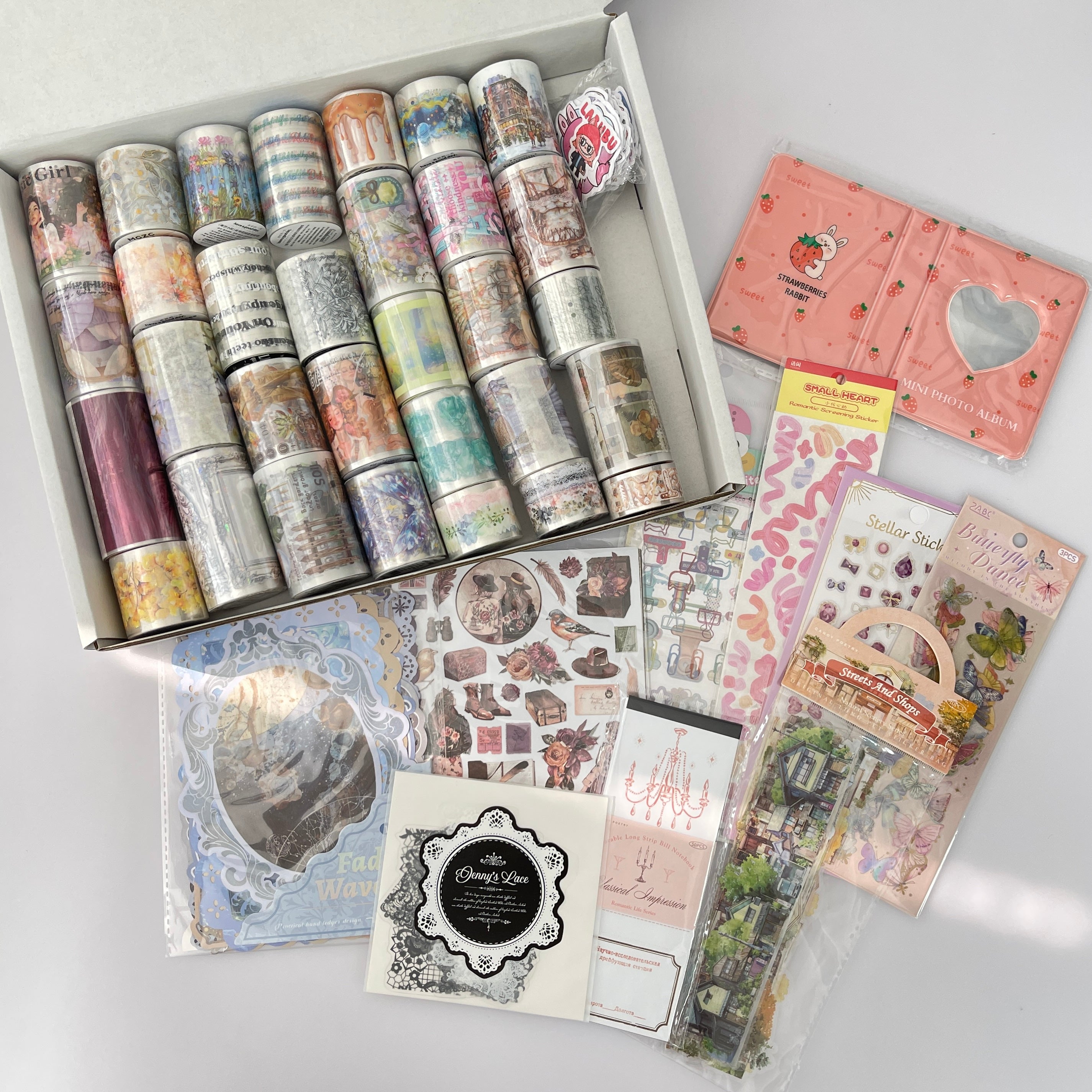 1209 B115 Tape journaling supplies mixed bundle