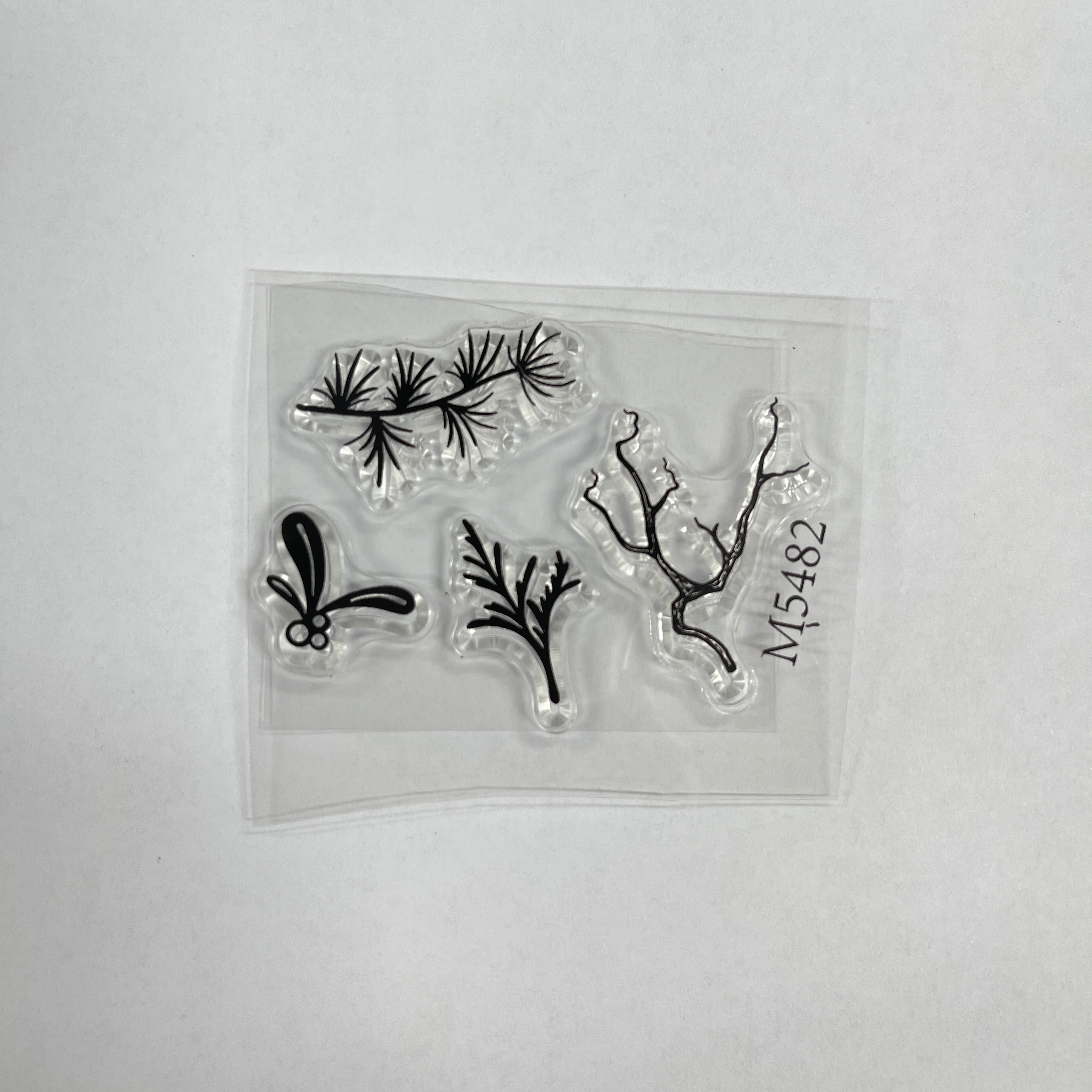 1216 Branches leaves Clear Stamp 4.5cm*5.7cm