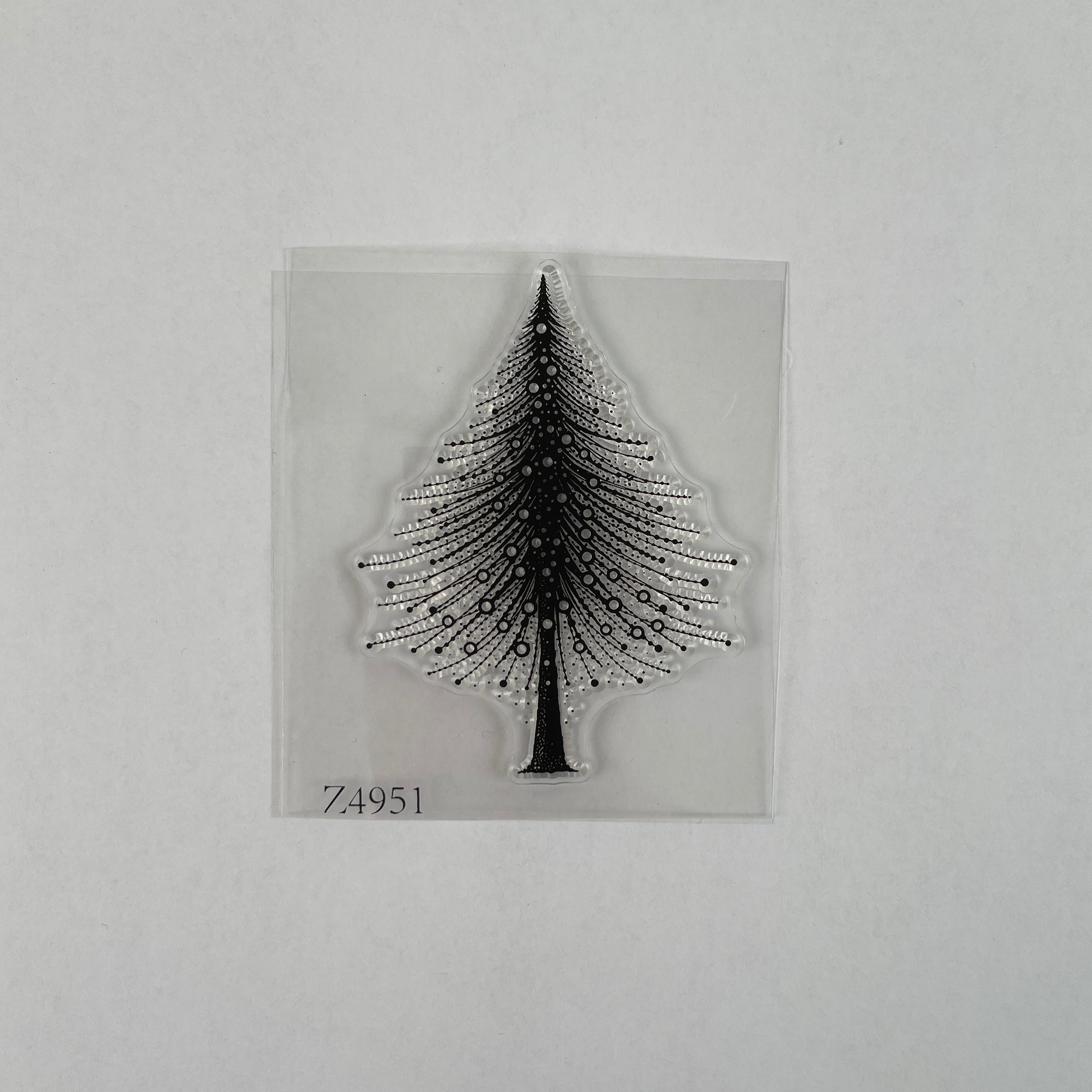 1223 Christmas tree Clear Stamp 6.8cm*9cm