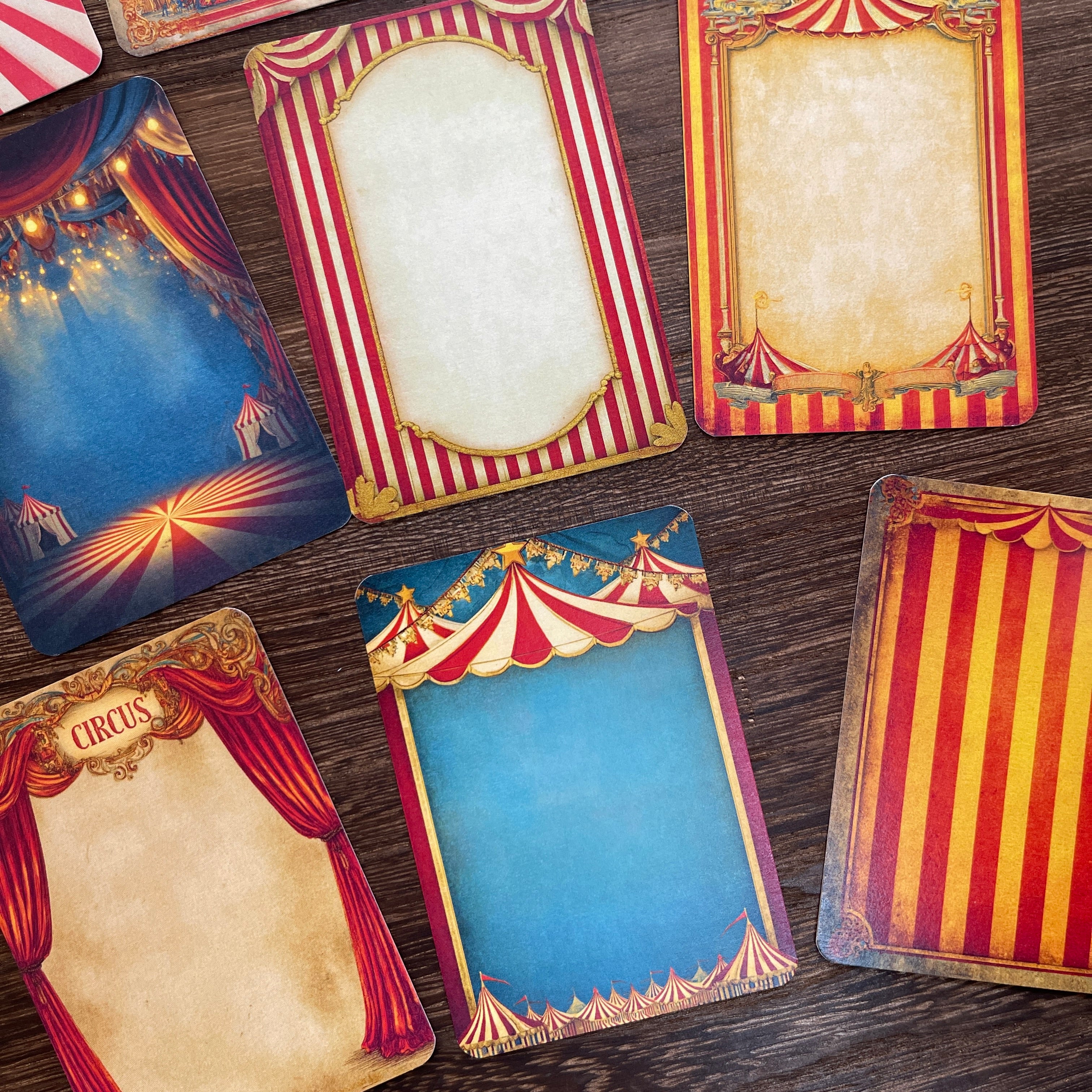 Circus ATC card 1 pack 20pcs 2.5*3.5 inch – Goodiesforsoul