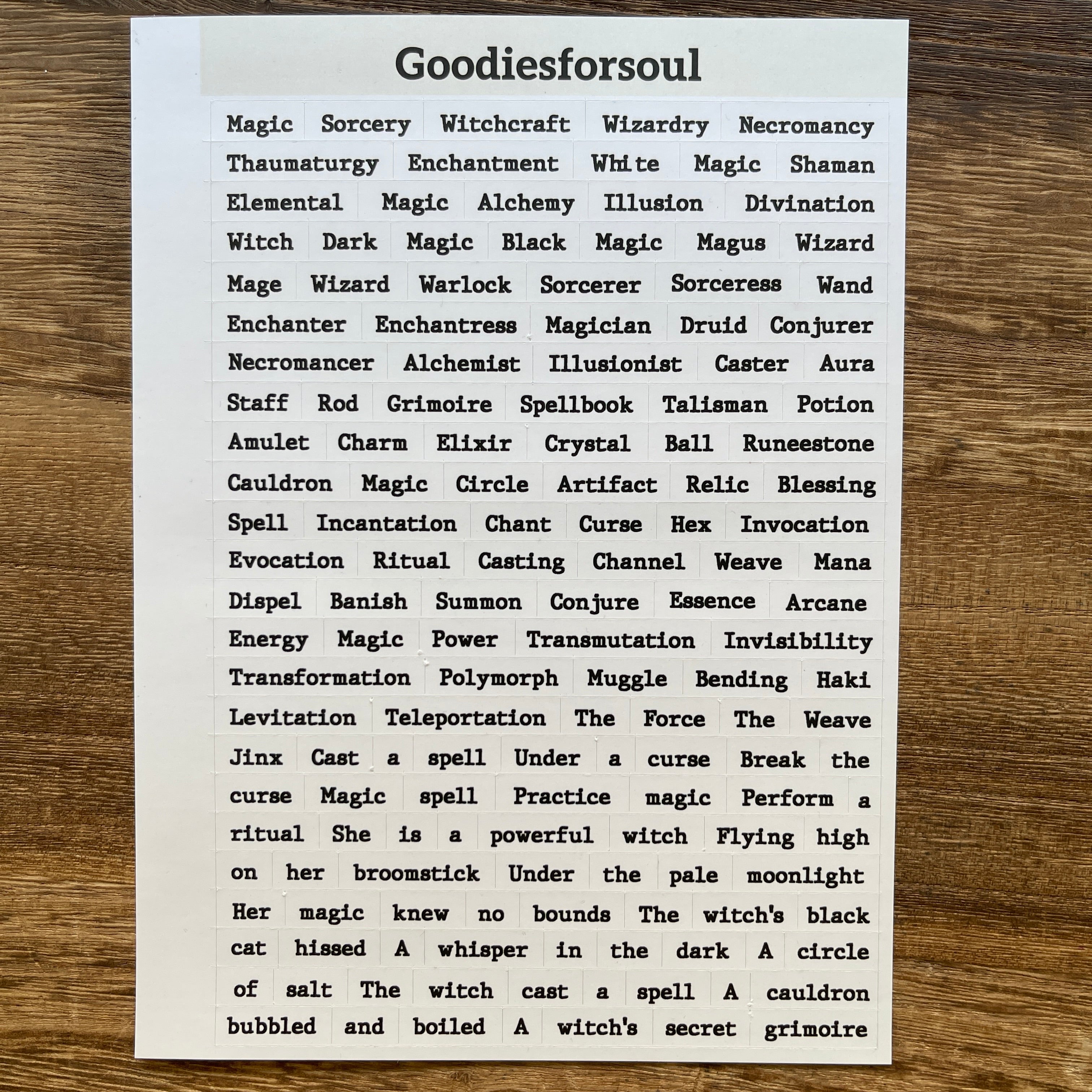 Magic Quote Stickers