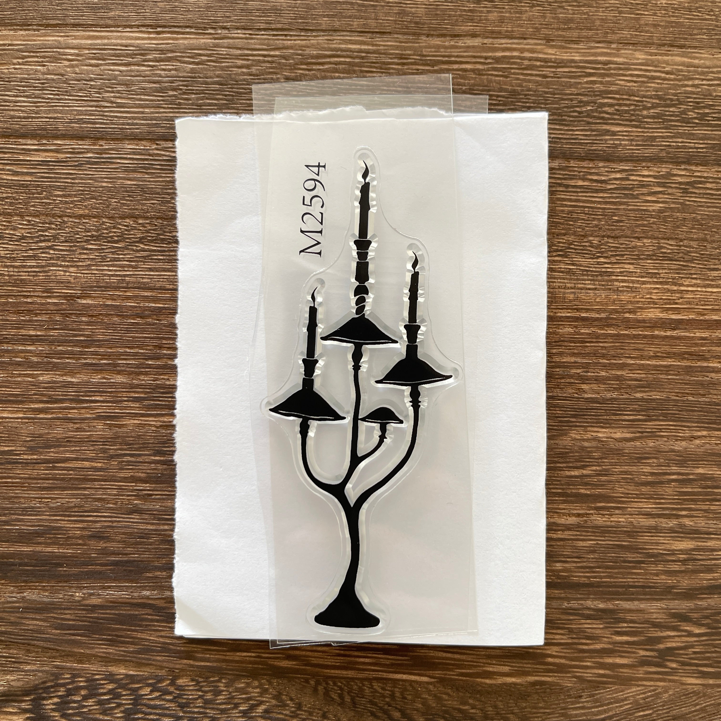 260103 Candlestick Clear Stamp 4cm*9.5cm