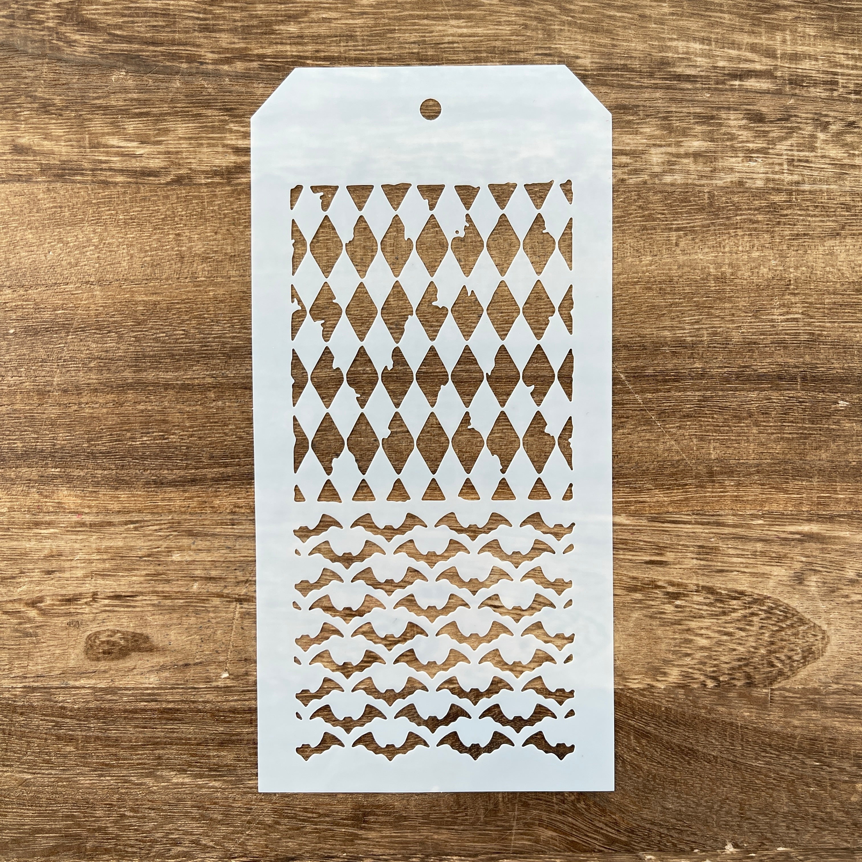 260115 Halloween Pattern stencil 10.5CM*21.8CM