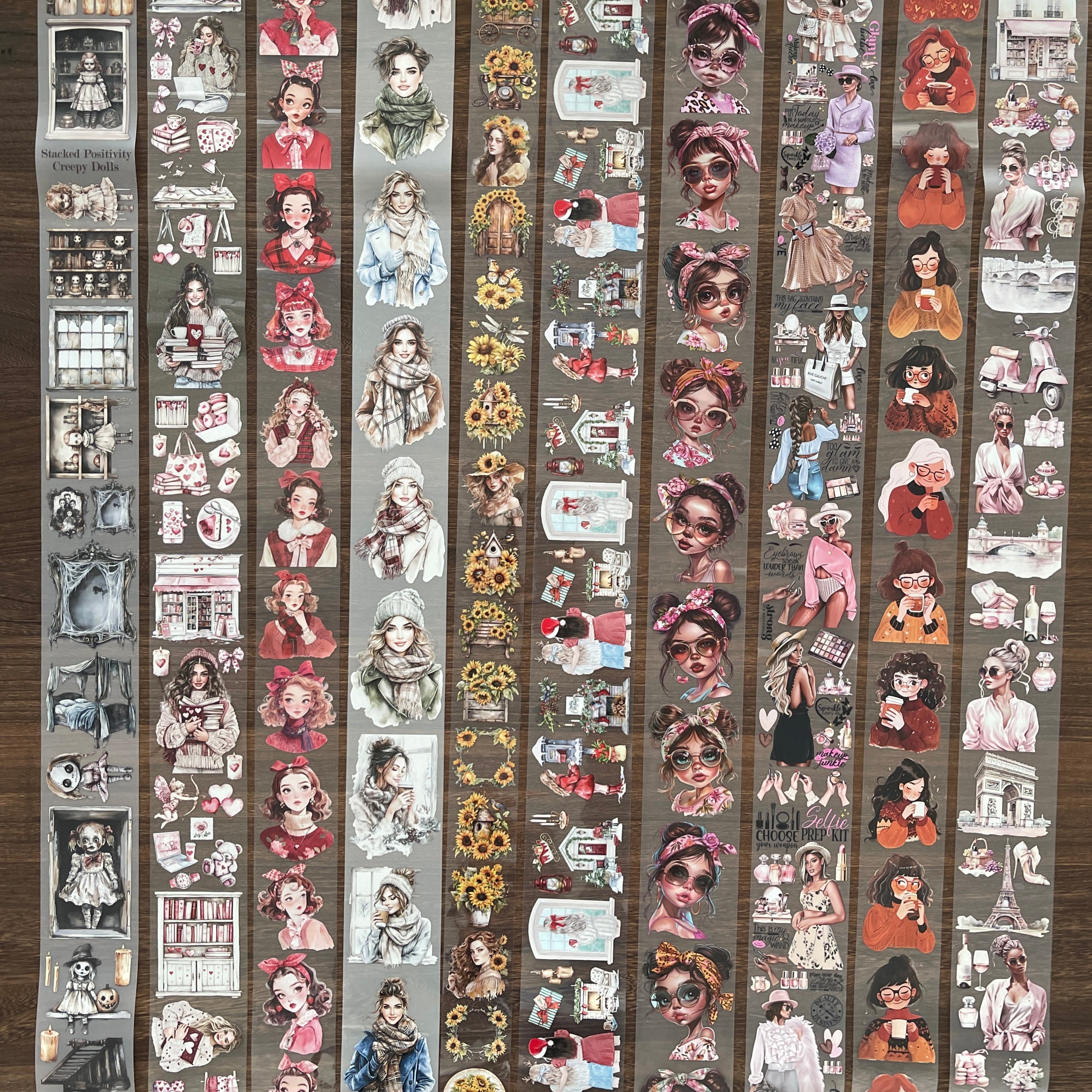 260114 Red hello kitty bag +10 loops of tapes