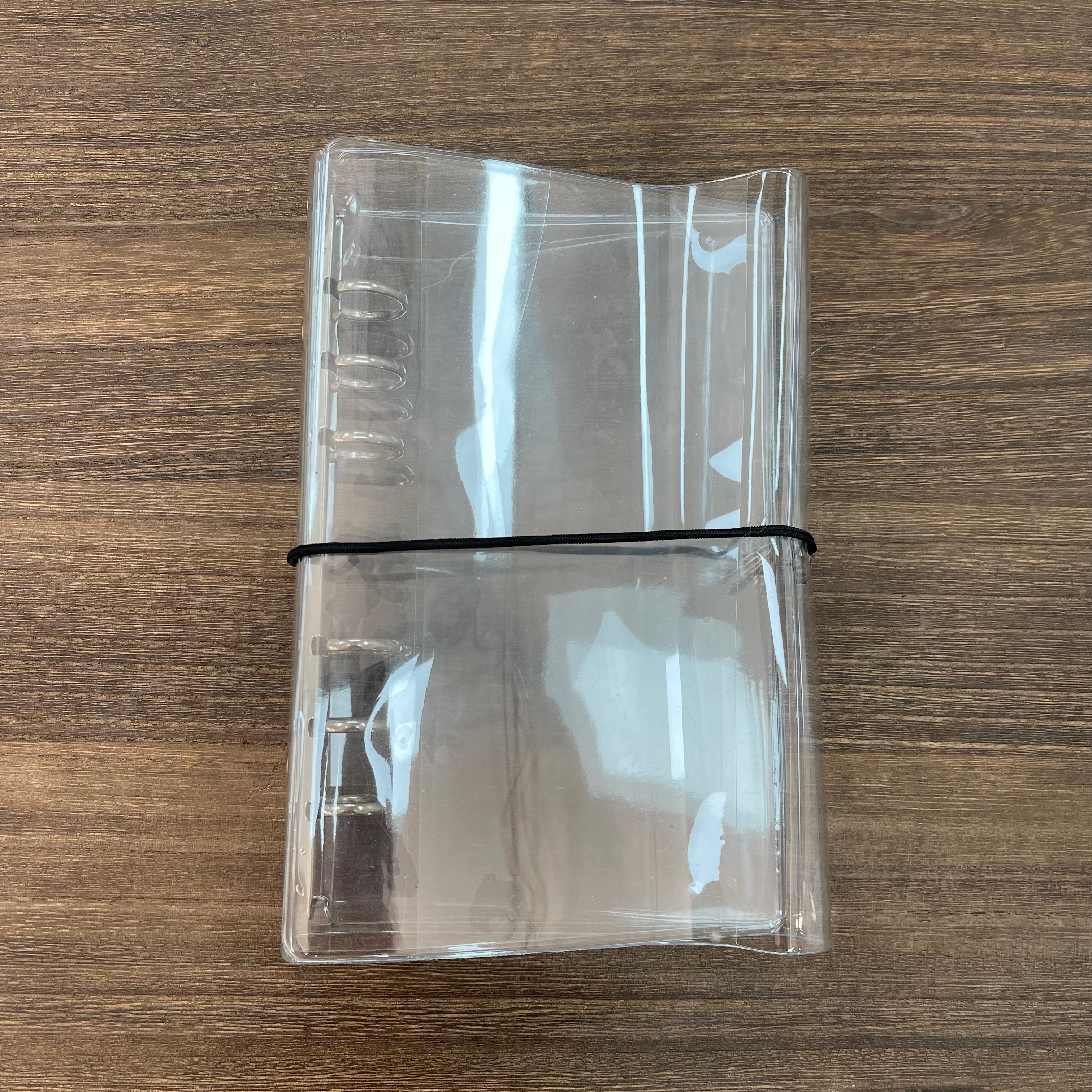 A6 Three-fold clear binder *not contain insert pages