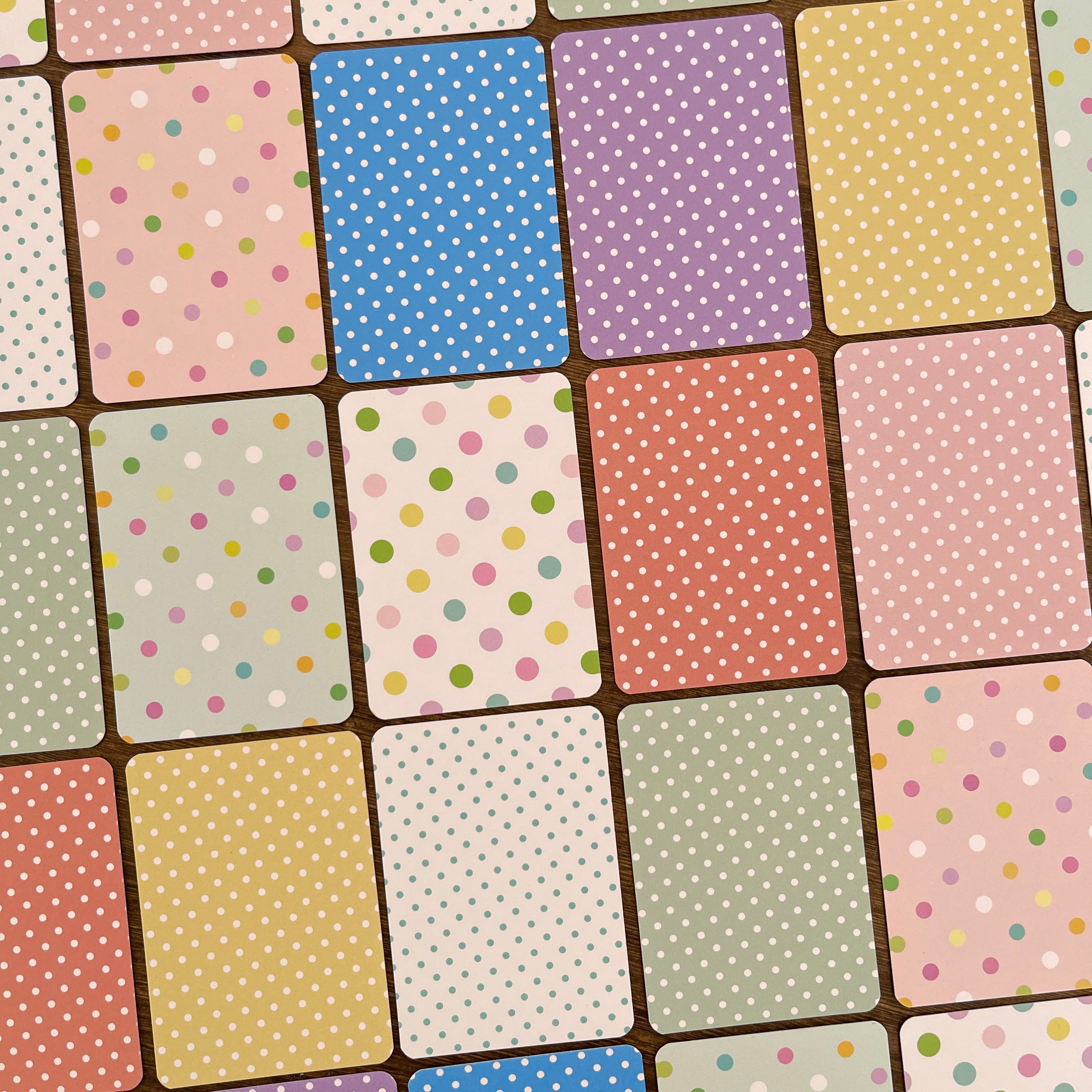 Polka dots background ATC cards 1 pack 20pcs 2.5*3.5 inch