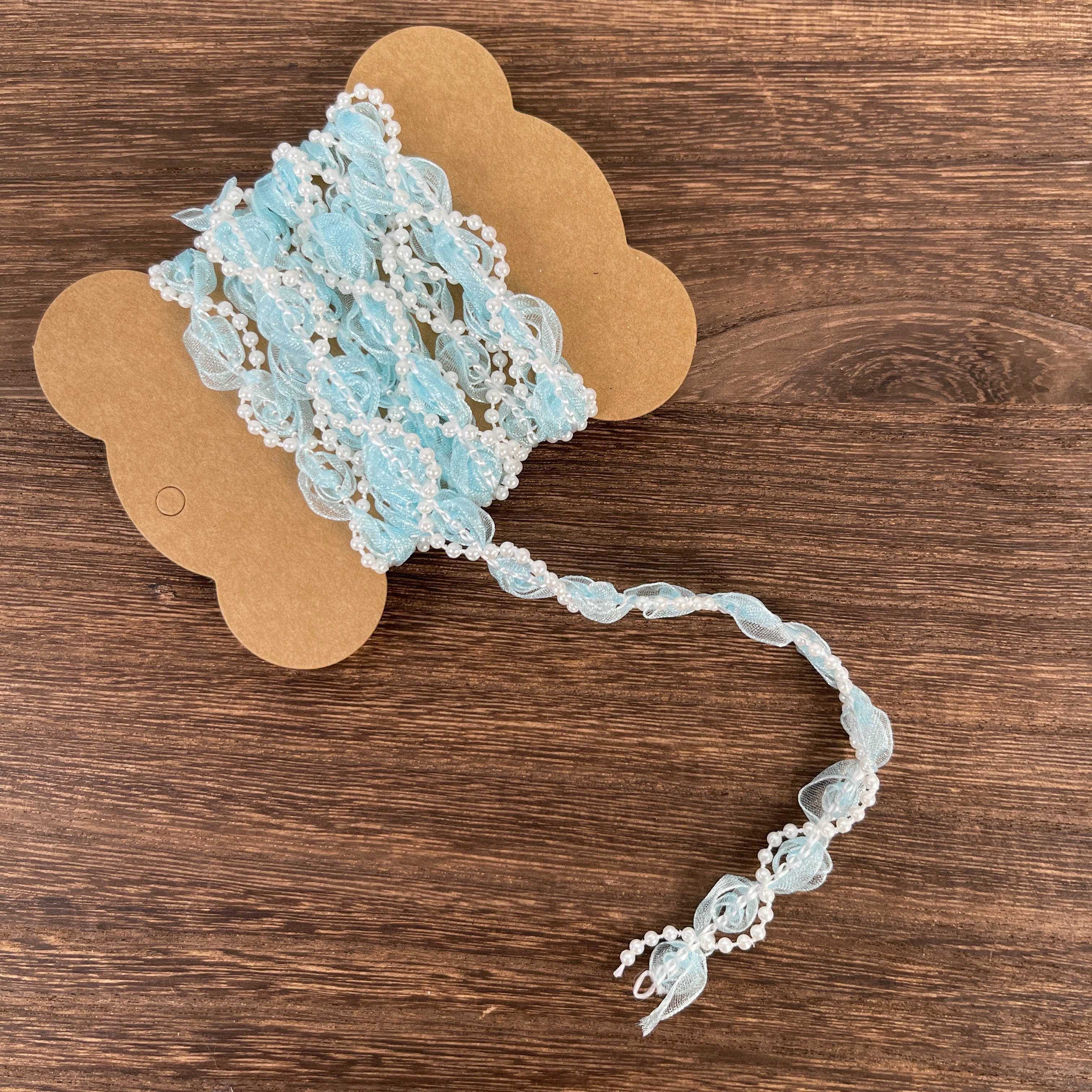 Pearls Lace Ribbon 50cm