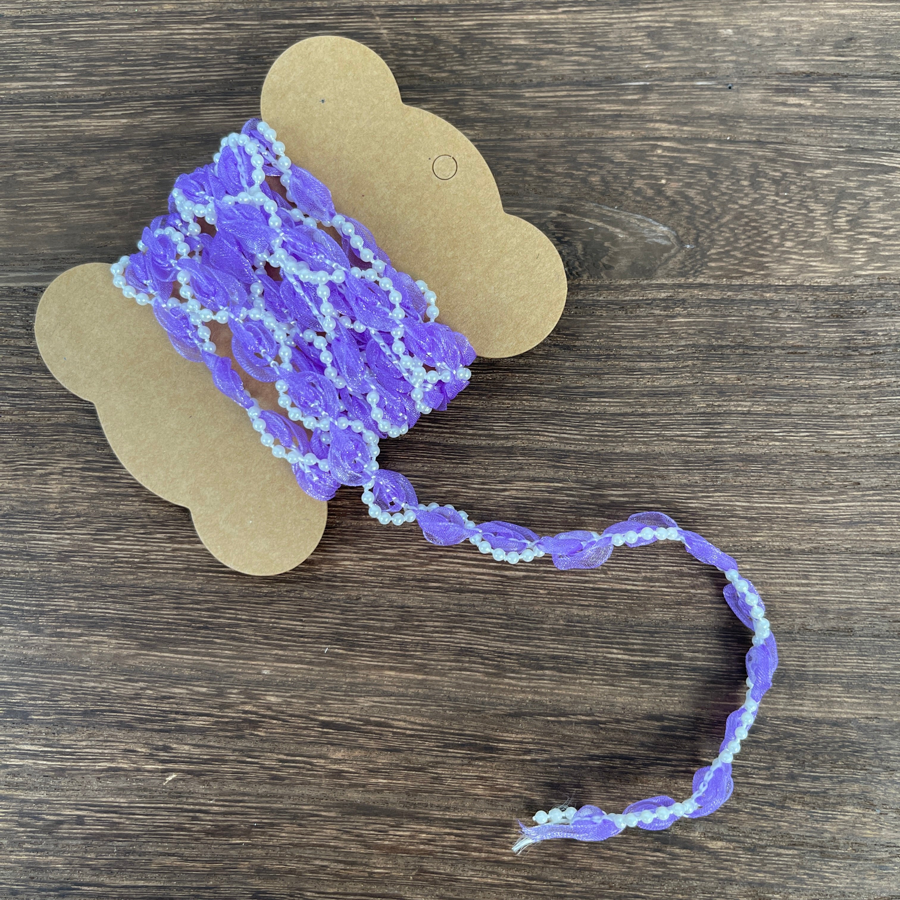 Pearls Lace Ribbon 50cm
