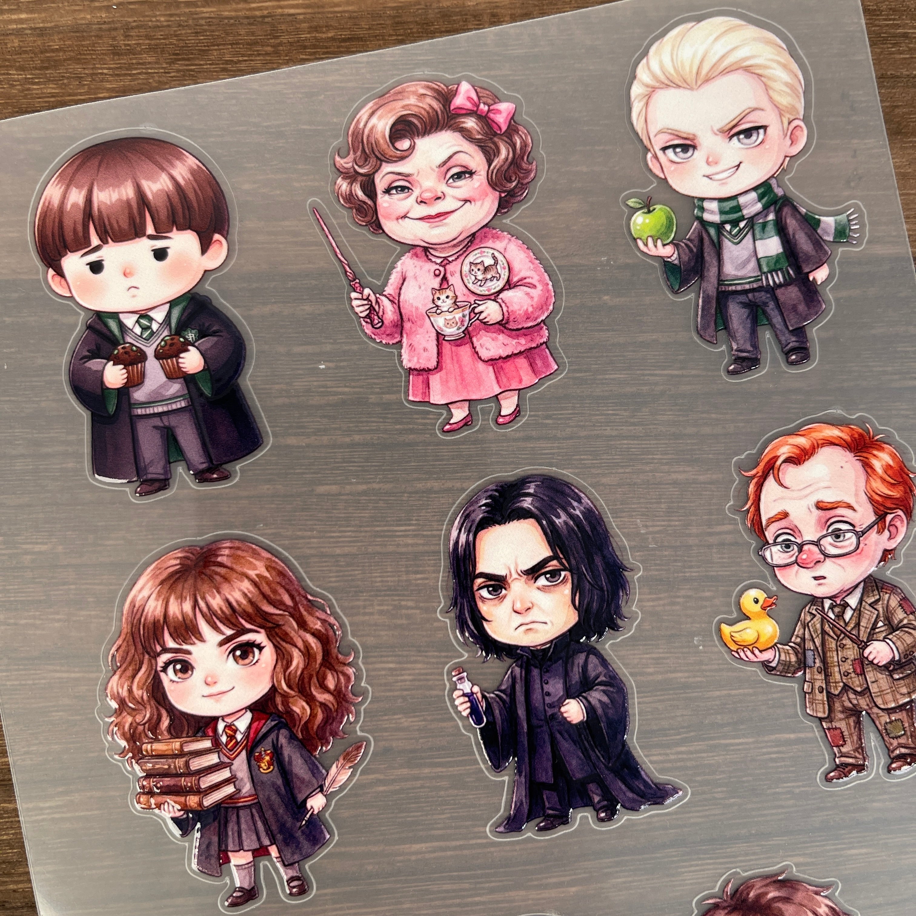 3D HP Characters PET Sticker 1 Pcs