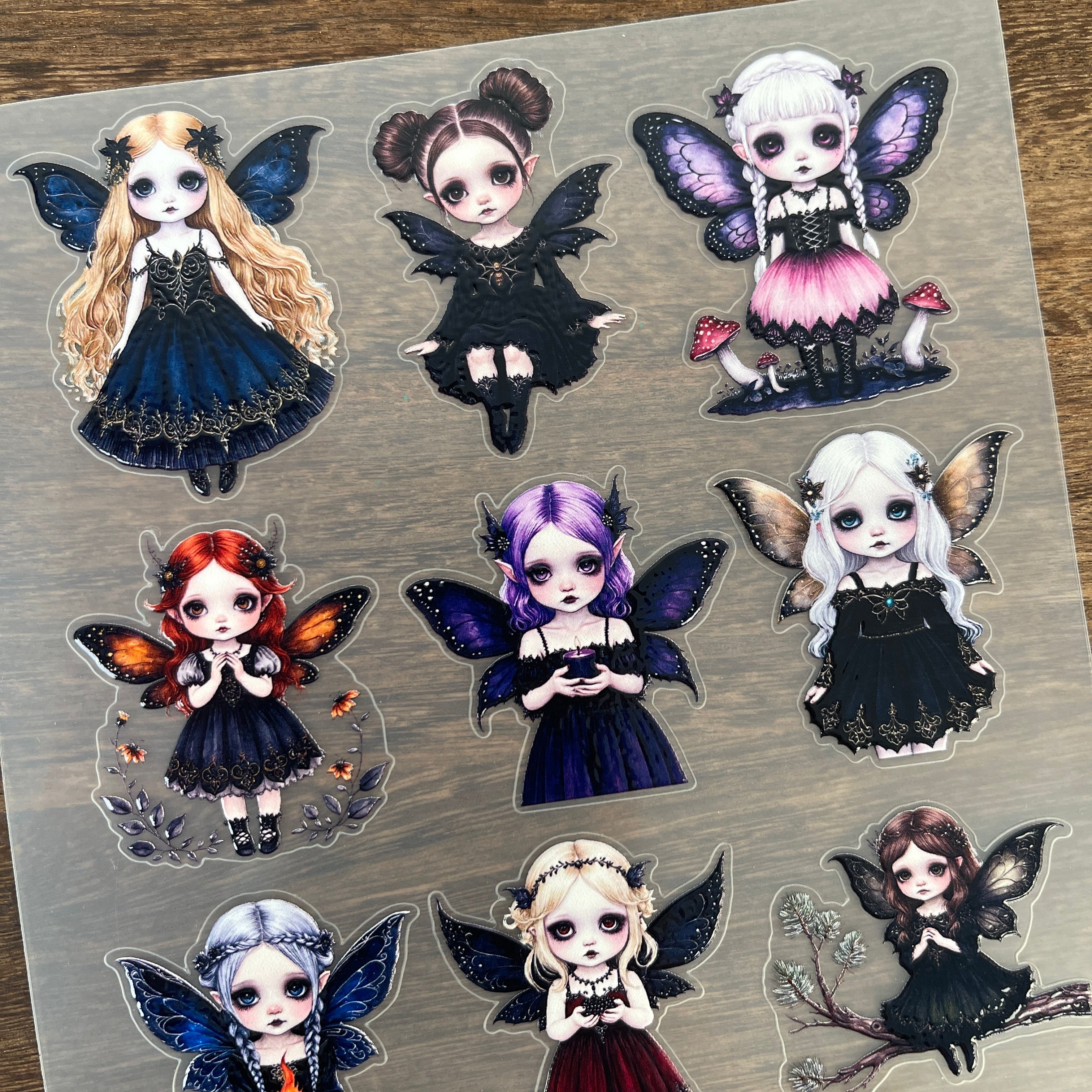 3D The Ghost Fairy PET Sticker 1 Pcs