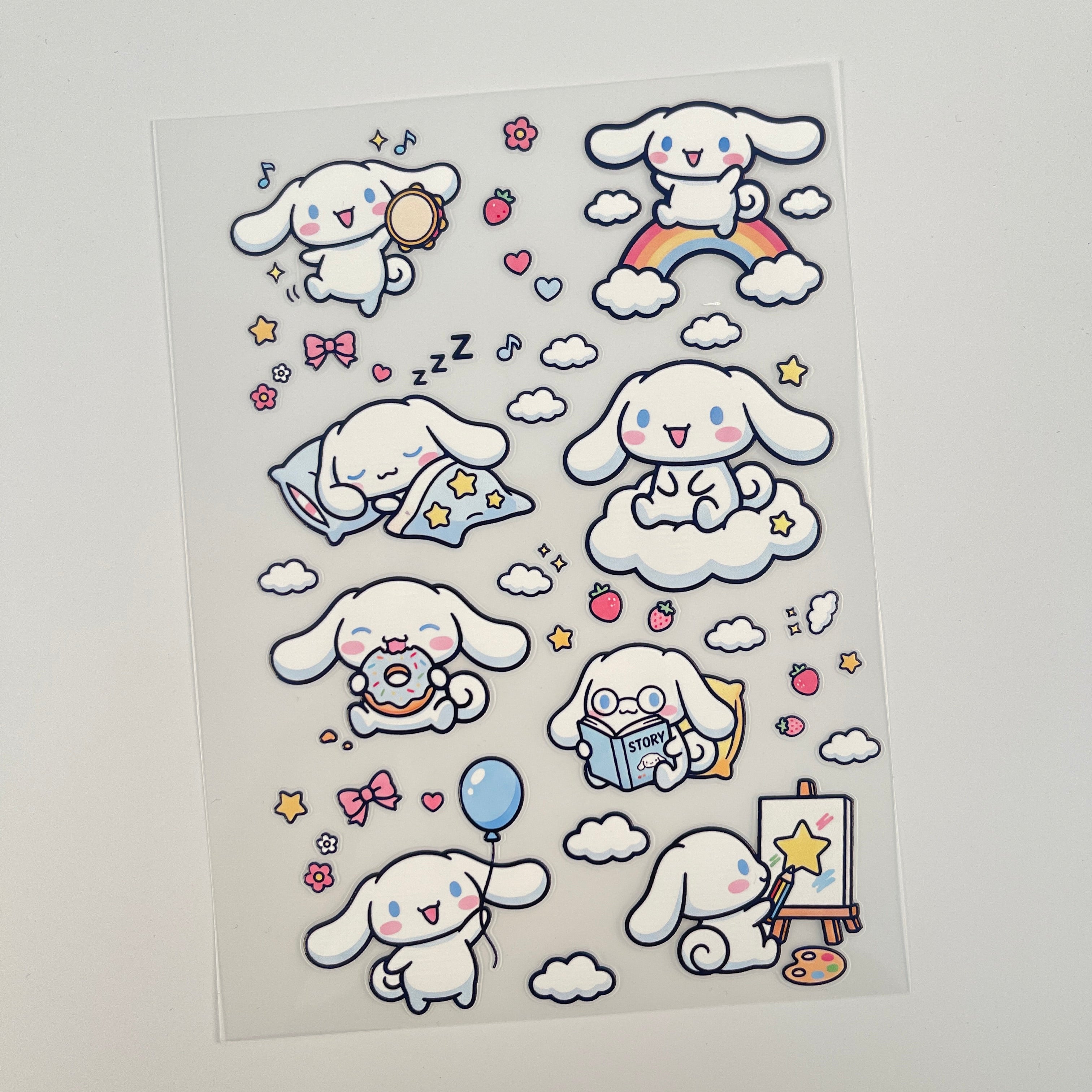 3D Cinnamoroll PET Sticker 1 Pcs