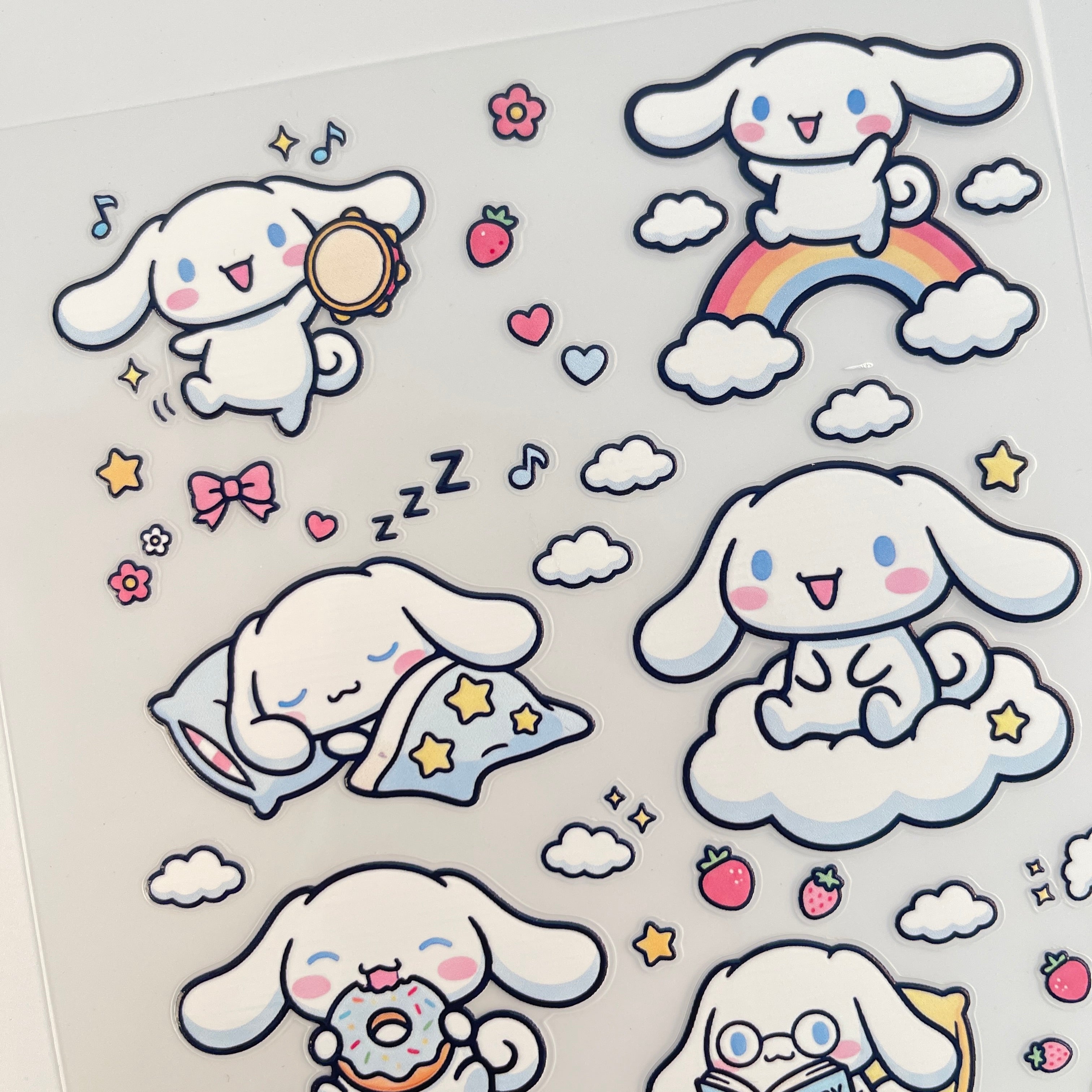 3D Cinnamoroll PET Sticker 1 Pcs