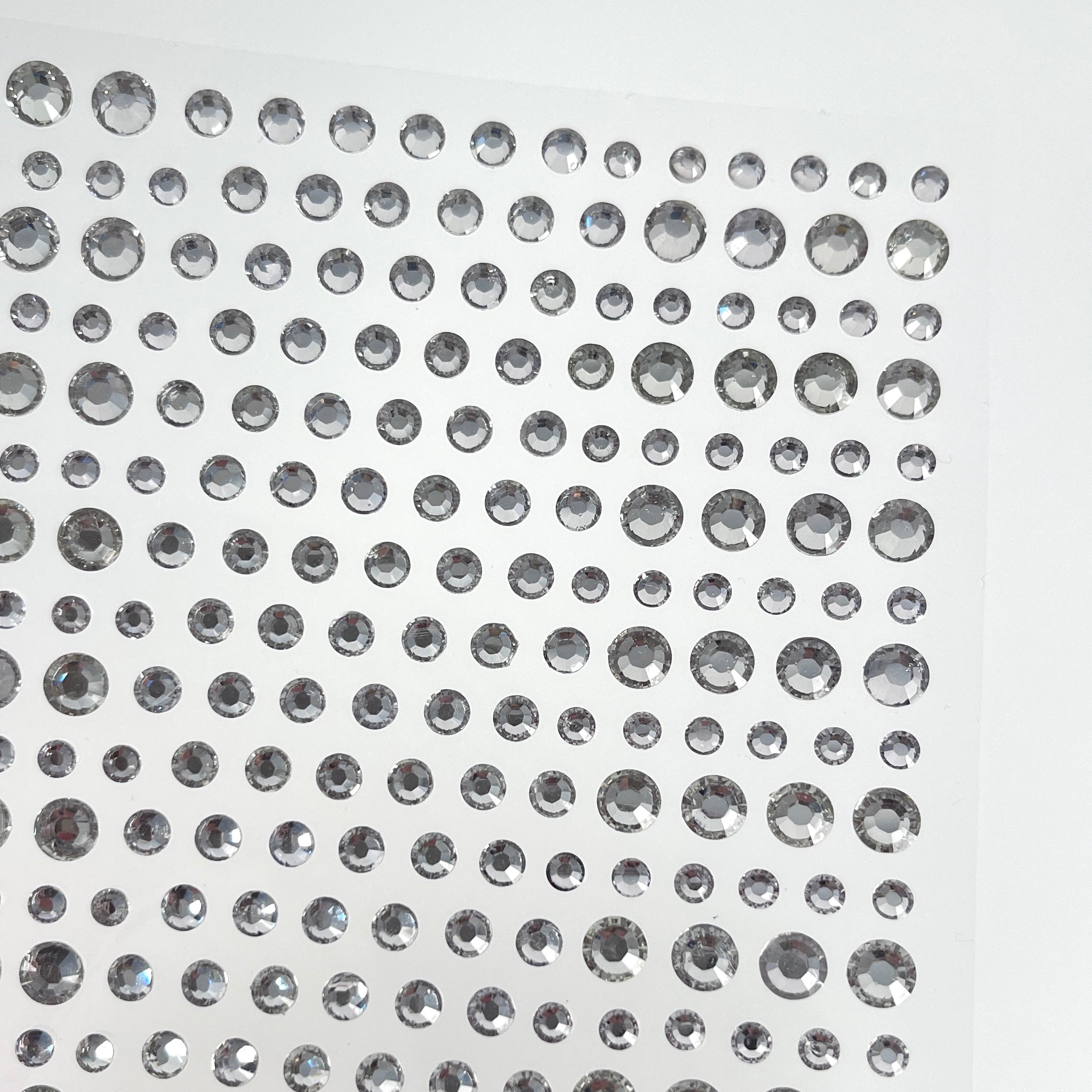 260509 Clear Rhinestone / Dome Stickers (4/5/6MM) 272pcs