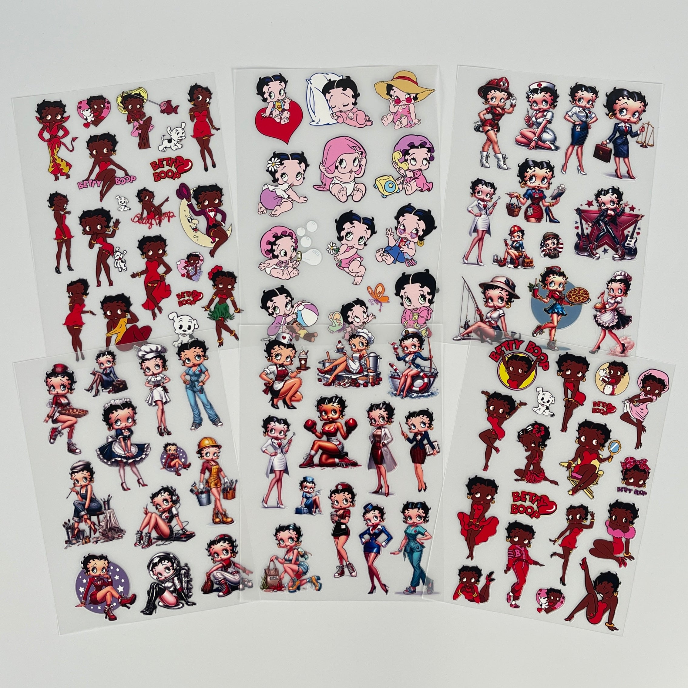 Betty Boop Sticker Bundle