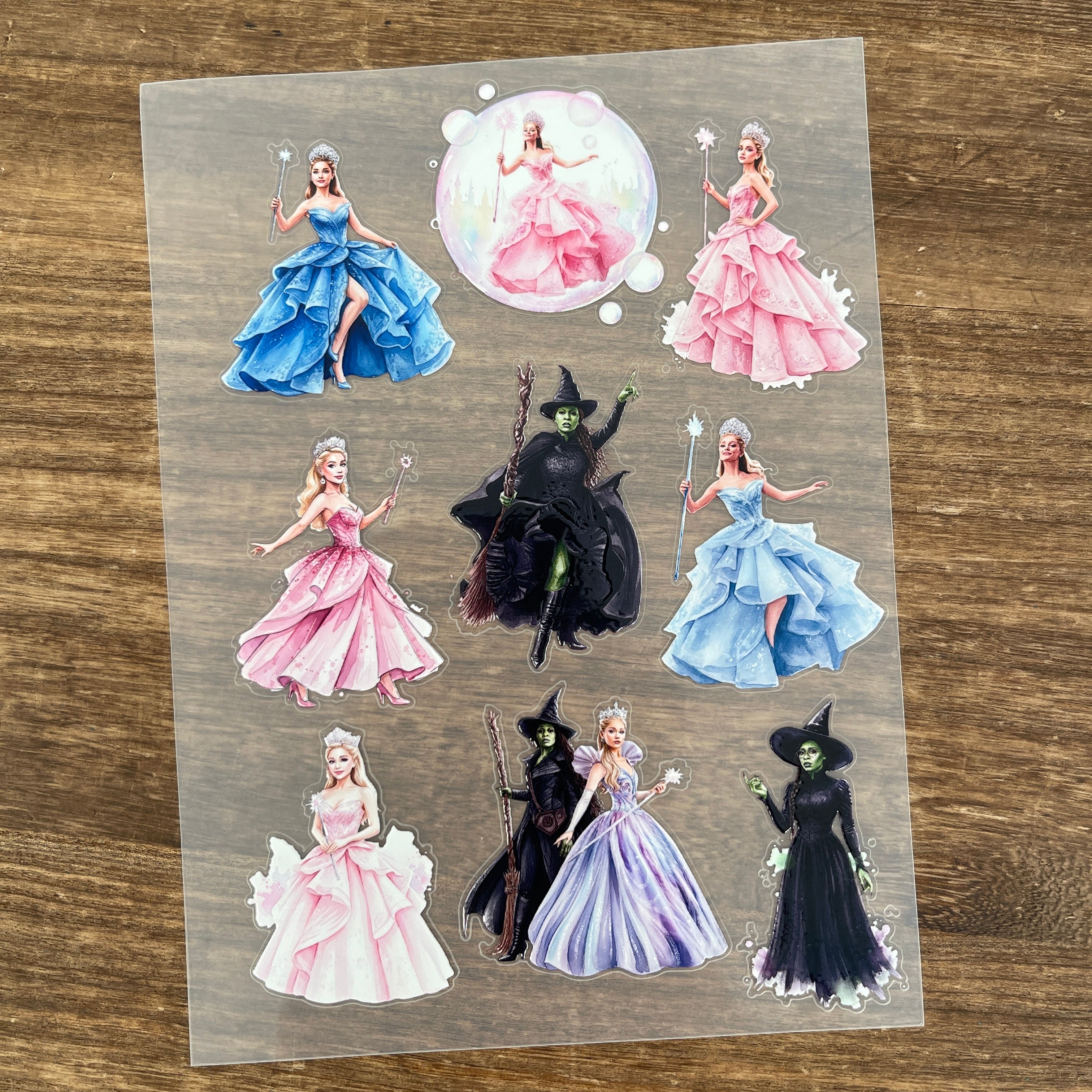 3D Wicked Witch PET Sticker 1 Pcs