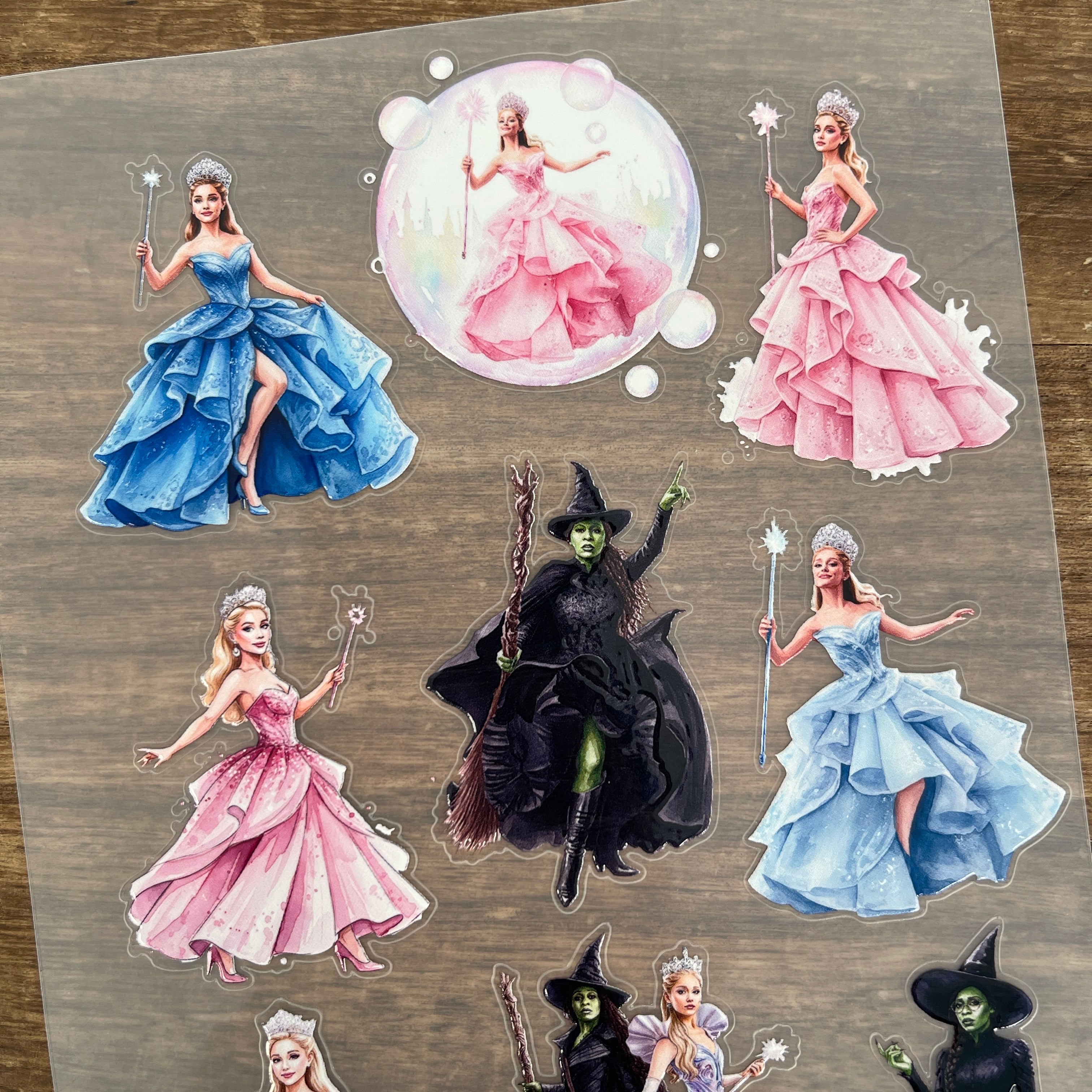 3D Wicked Witch PET Sticker 1 Pcs
