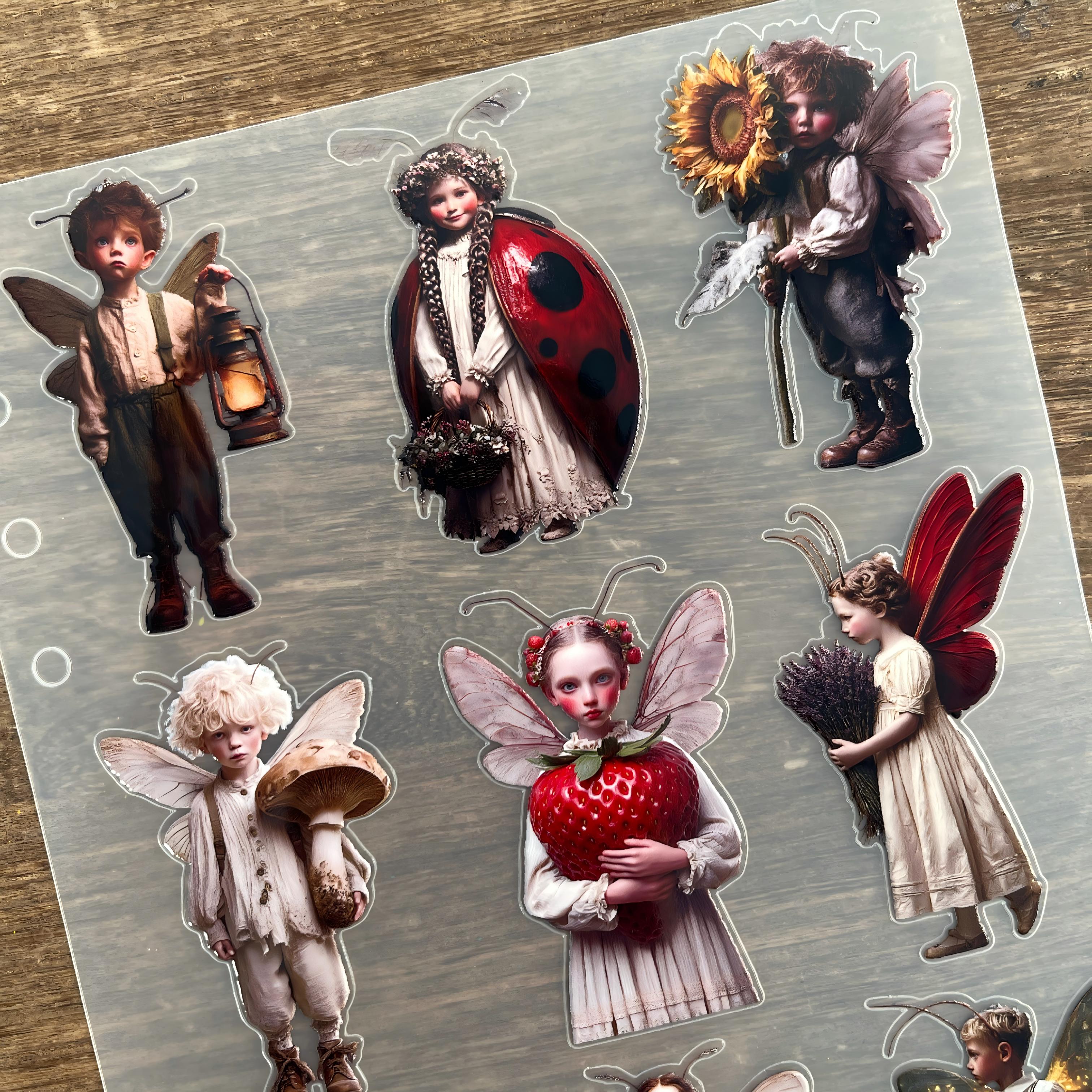 3D Woodland Wanderer PET Sticker 1 Pcs