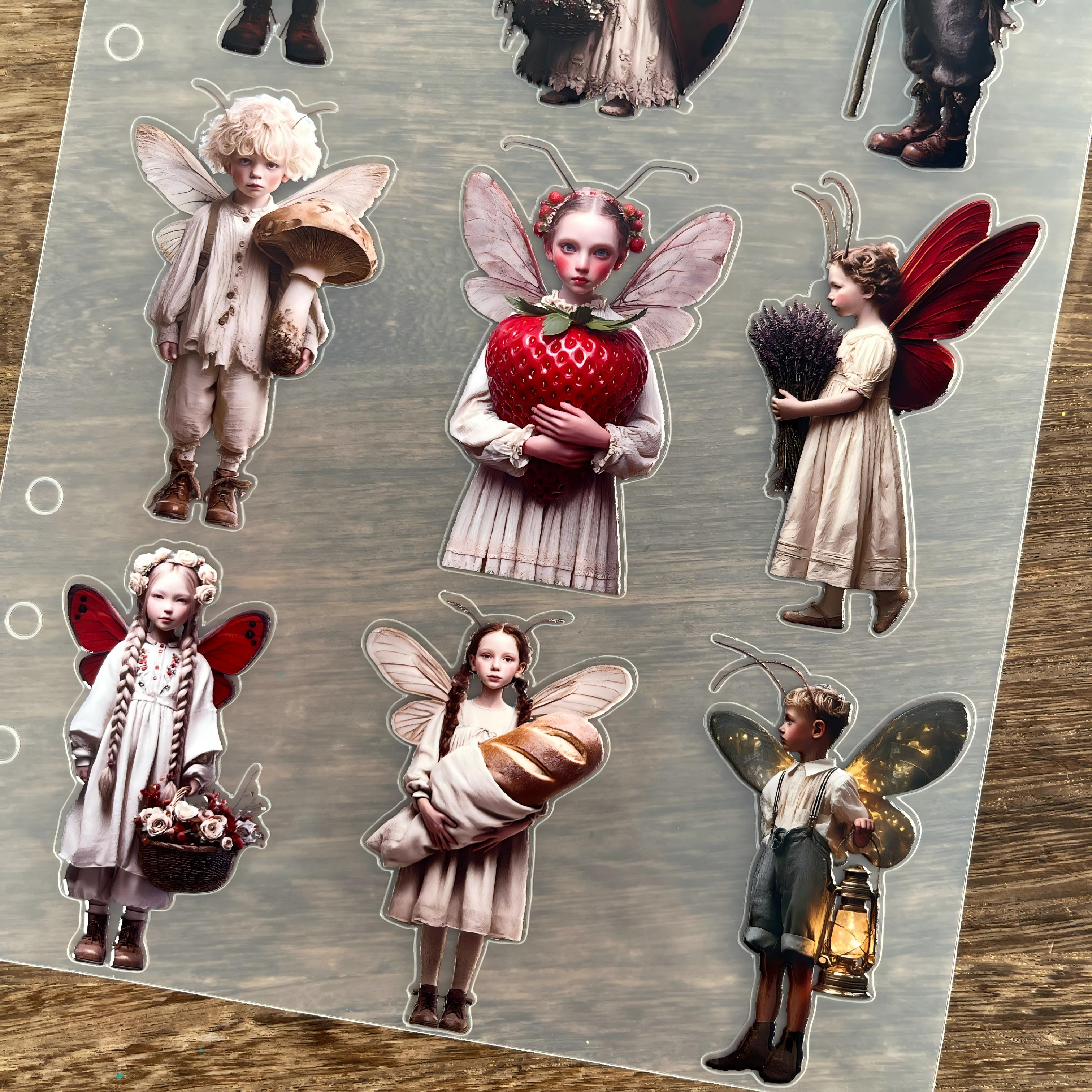 3D Woodland Wanderer PET Sticker 1 Pcs