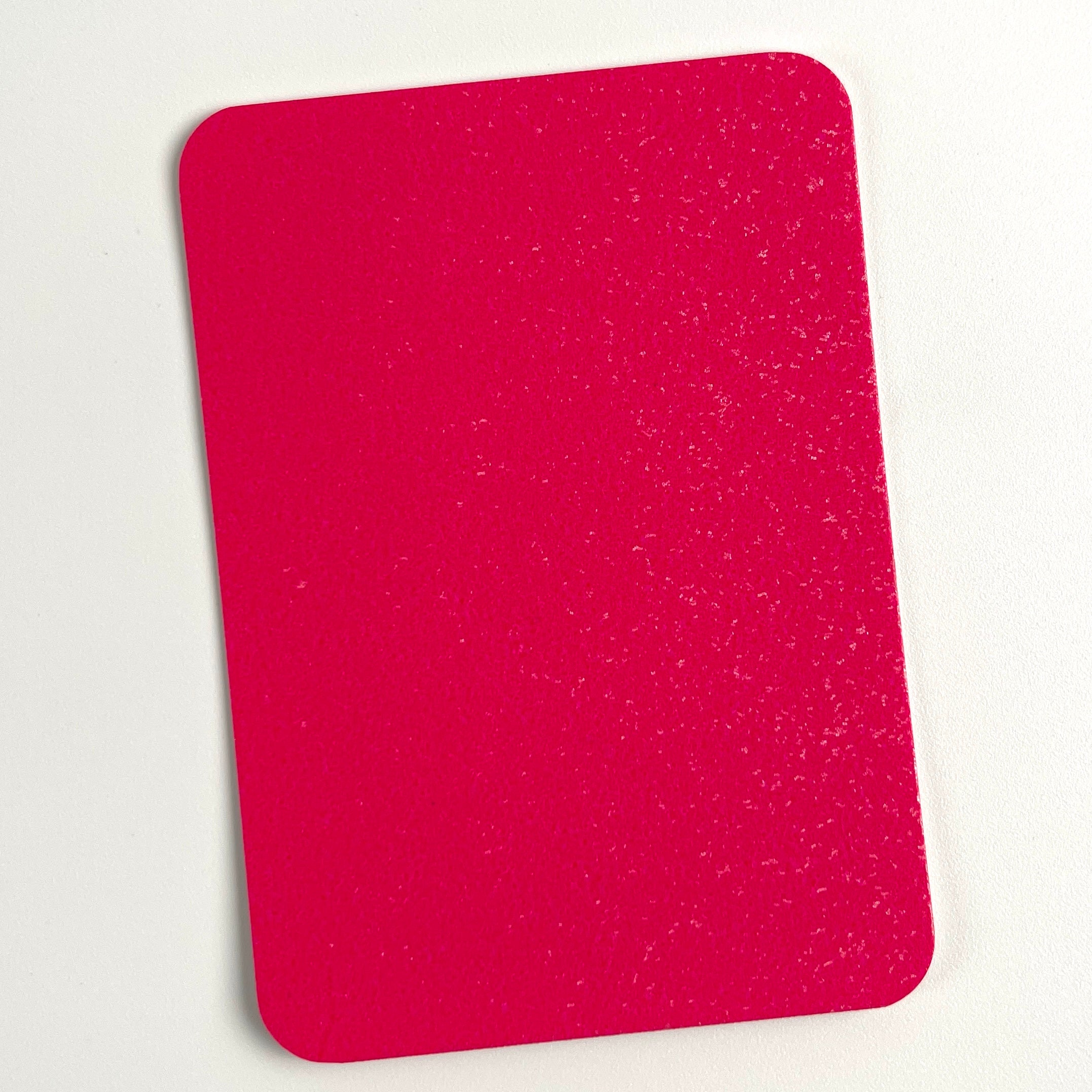 24 Colors Glitter ATC Blanks, Pre-Cut Artist Trading Cards 2.5x3.5 Inches, Rounded Corners Glitter Cardstock Base for Mixed Media, Scrapbooking, Art Swaps