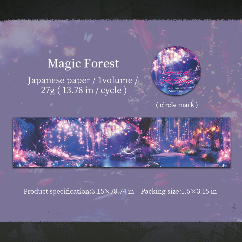 0629 Forest Washi tape -8cm*2M