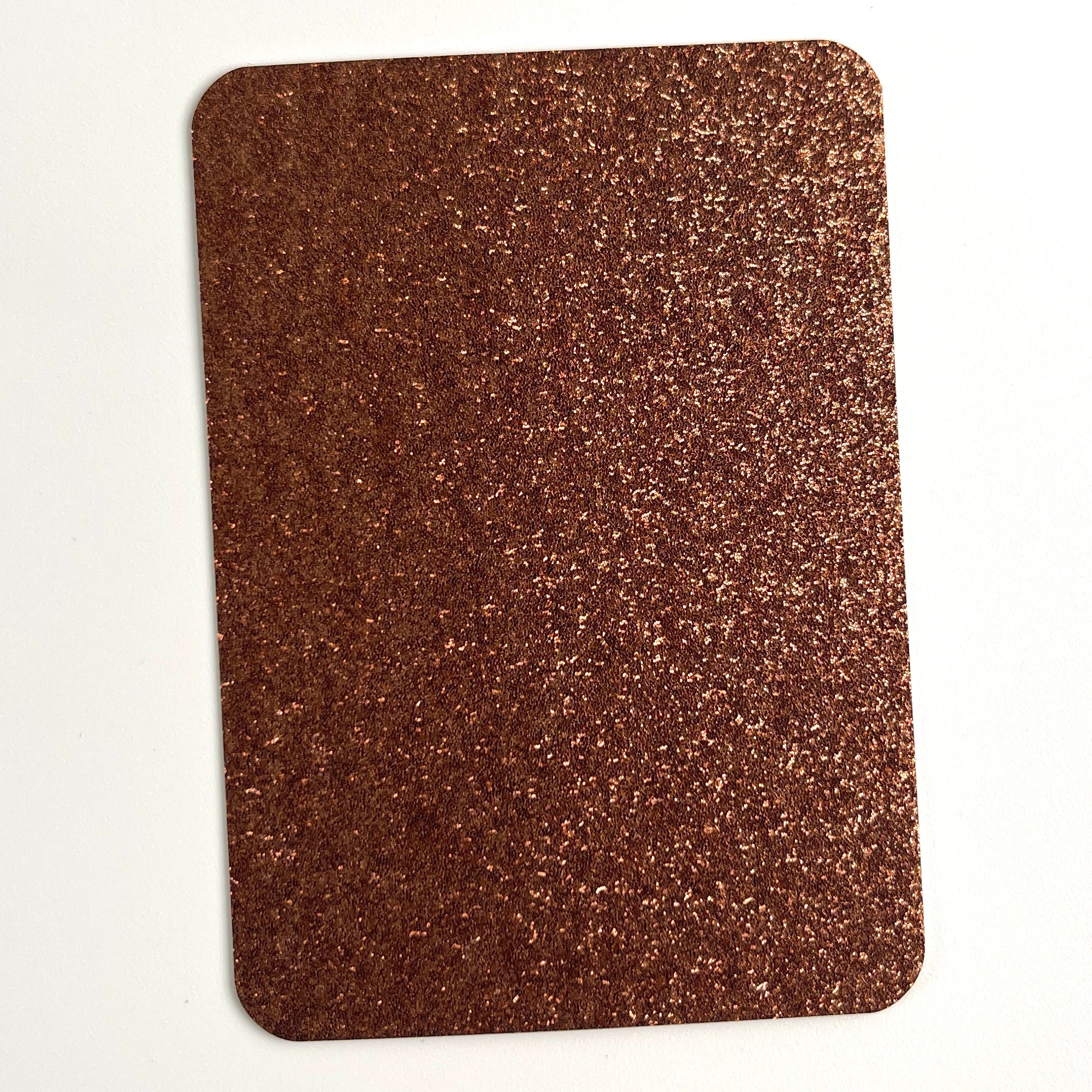 24 Colors Glitter ATC Blanks, Pre-Cut Artist Trading Cards 2.5x3.5 Inches, Rounded Corners Glitter Cardstock Base for Mixed Media, Scrapbooking, Art Swaps