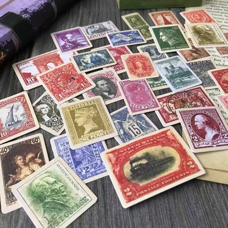 Vintage Stamp paper -36Pcs each pack