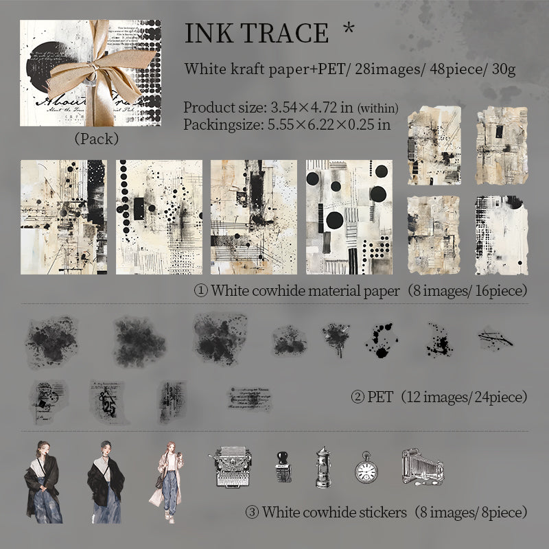 0528 Girl and ink Series Solid & PETk Mixed pack - 48Pcs each pack