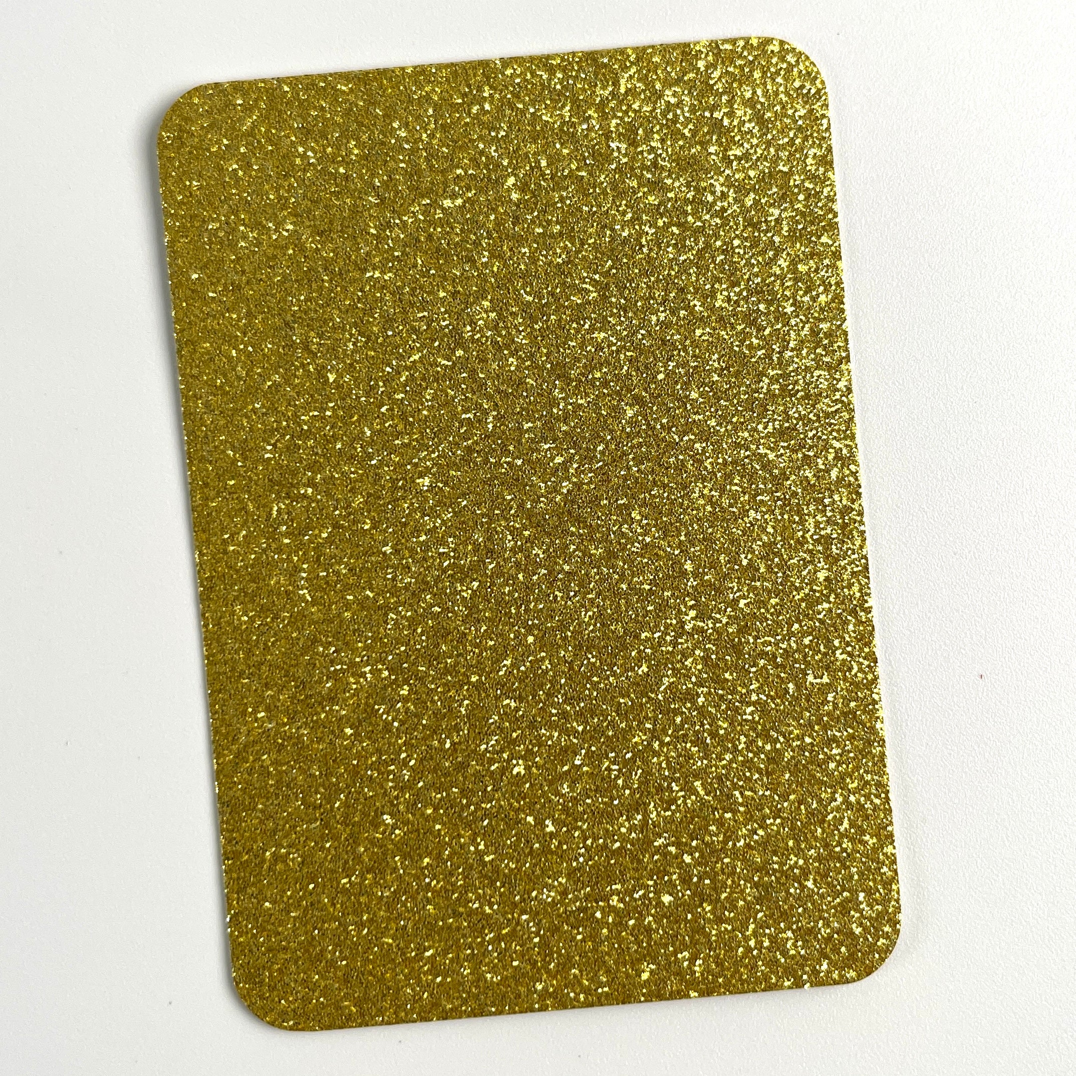 24 Colors Glitter ATC Blanks, Pre-Cut Artist Trading Cards 2.5x3.5 Inches, Rounded Corners Glitter Cardstock Base for Mixed Media, Scrapbooking, Art Swaps