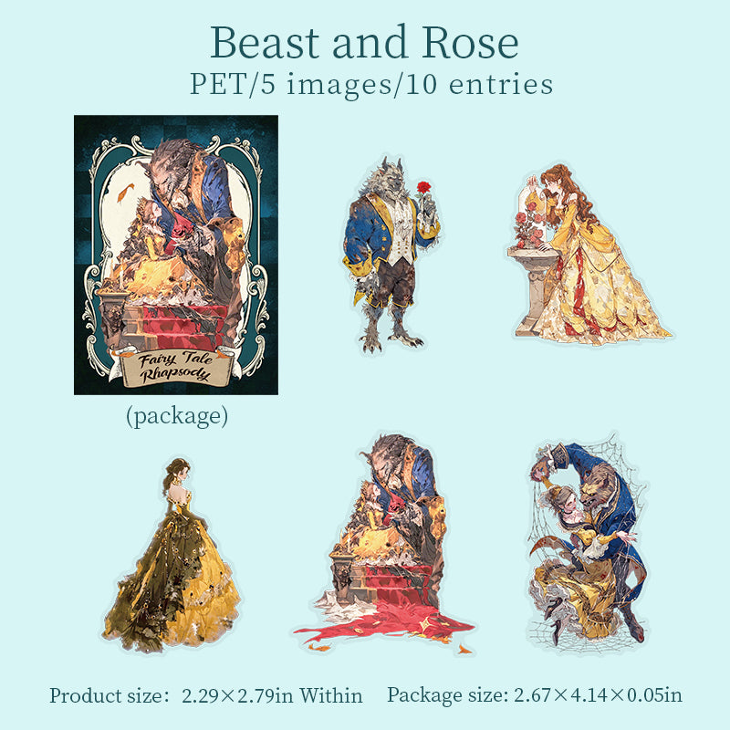 Fairy Tale Rhapsody PET Stickers -20Pcs each pack