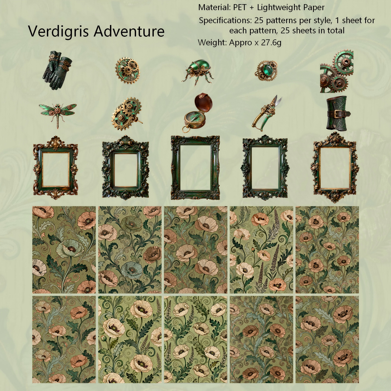 Steampunk Mechanism Mixed pack -25Pcs each pack