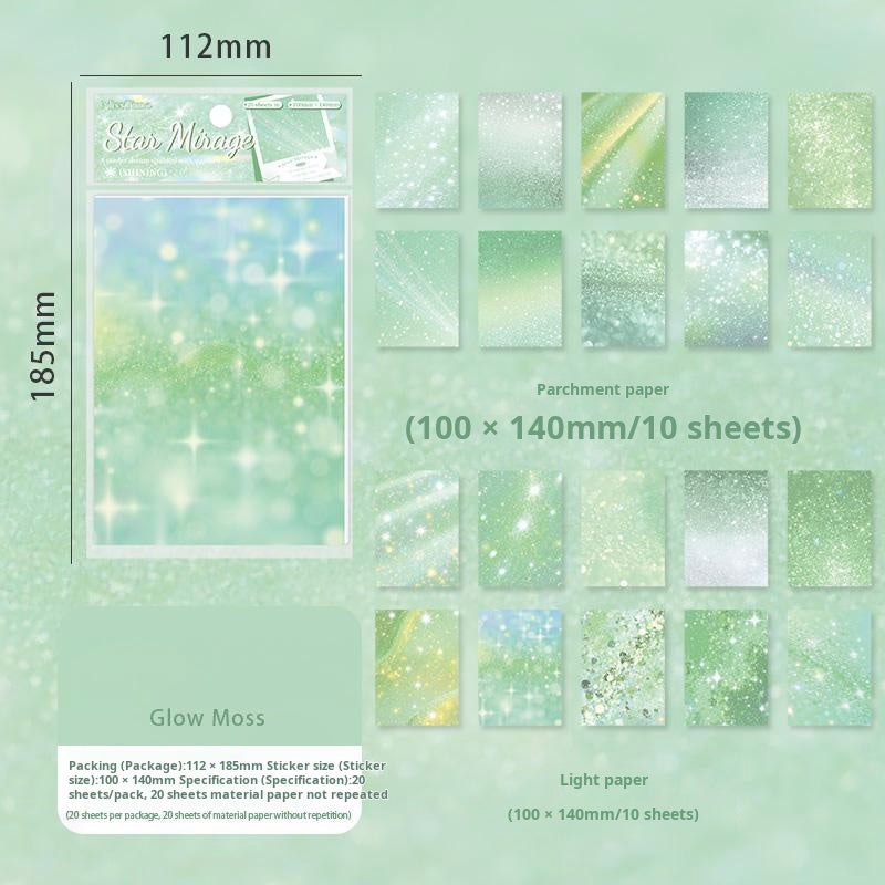 0918 Starlight paper -20Pcs each pack