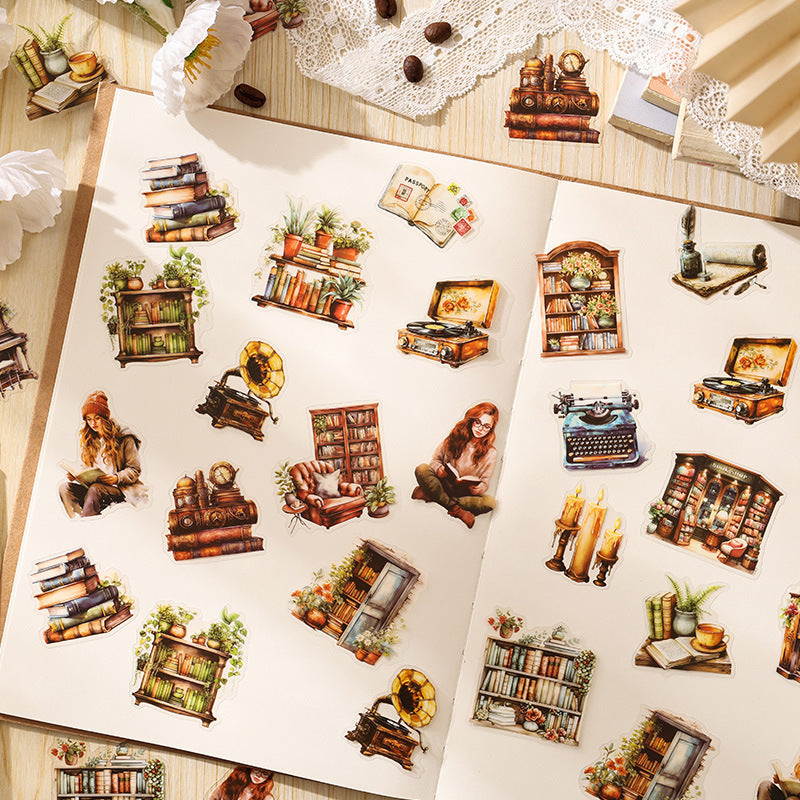 0503 Slow Paced Paris Series PET Stickers -40Pcs each pack