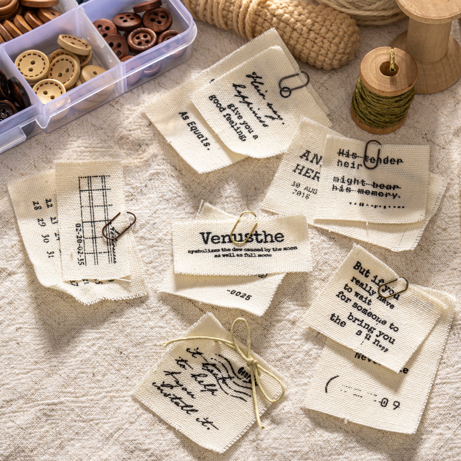 0408 Fabric labels -10Pcs each pack