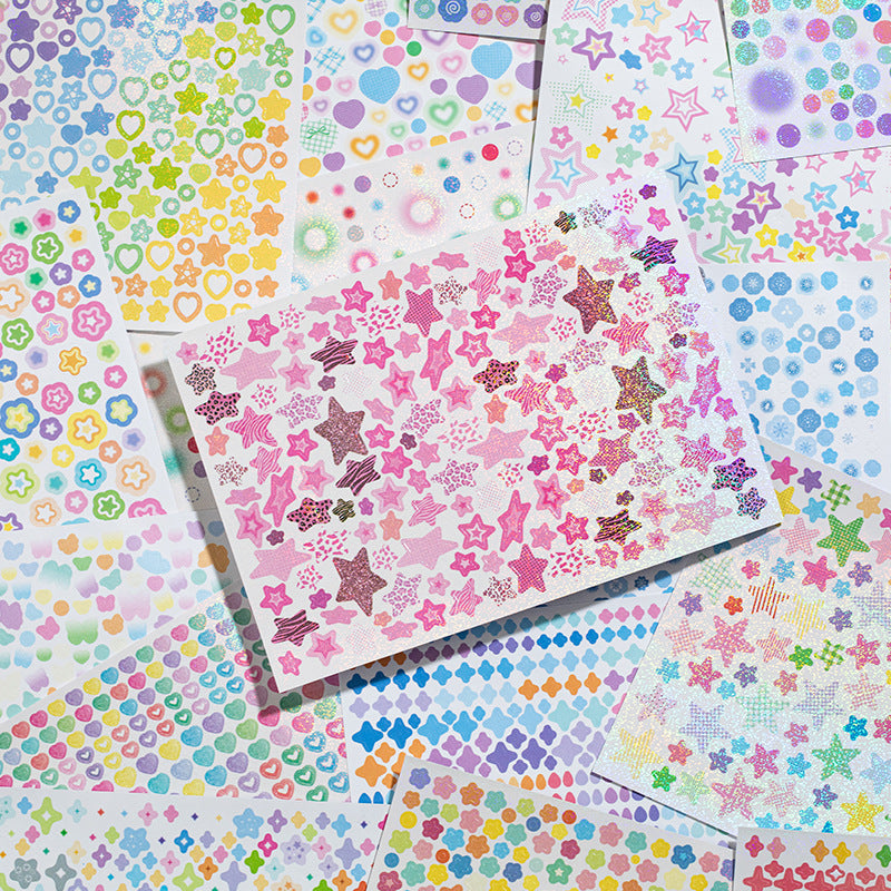 0308 Date with a Star Series Sticker Book -20Pcs each pack