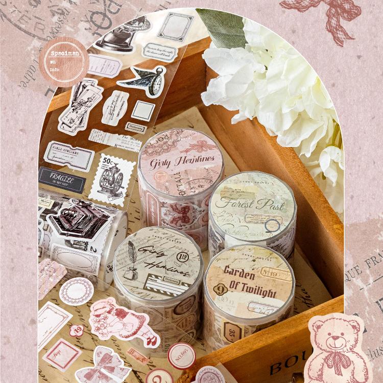 0314 Old Century Story Series Washi tape -5cm*2m