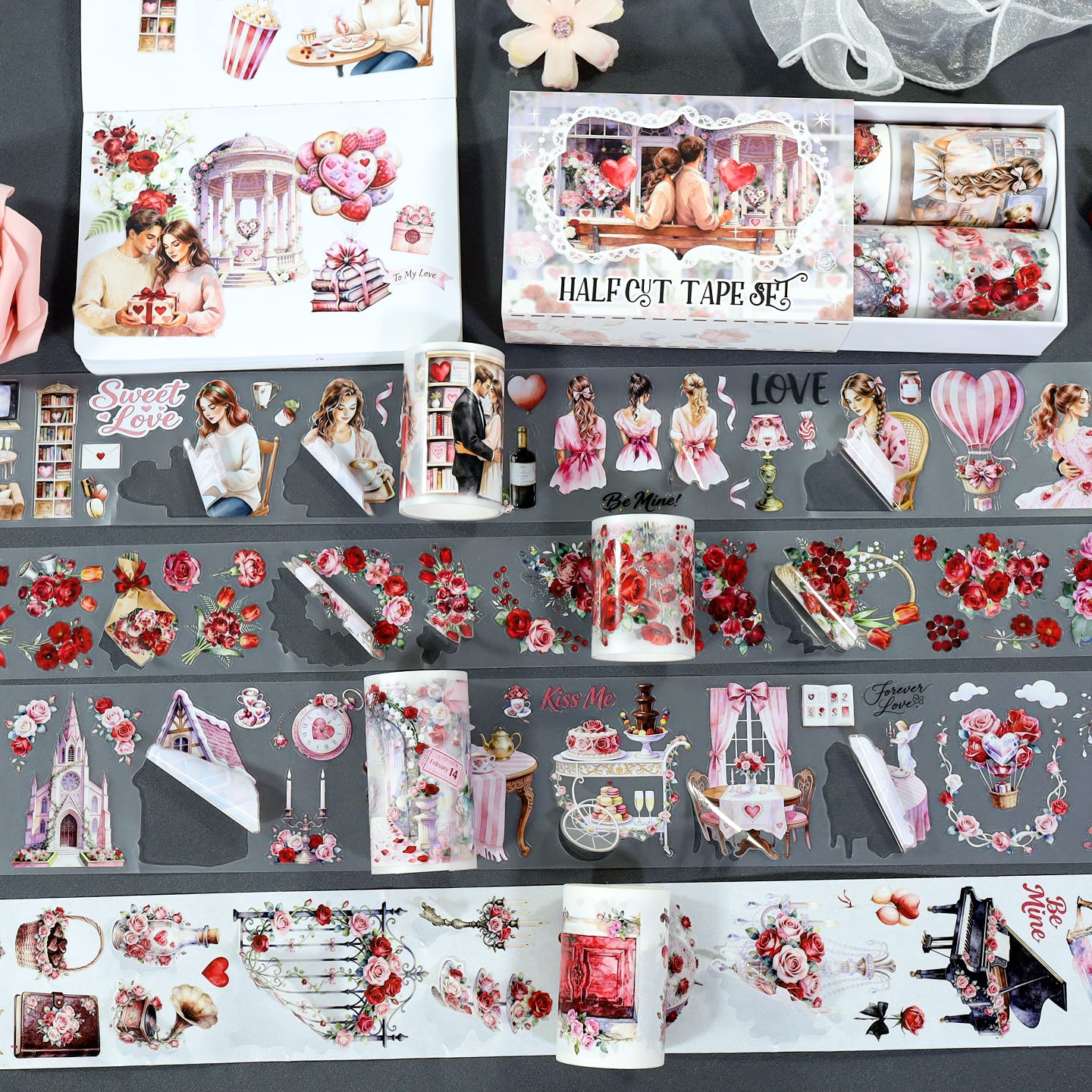 Floral Lover's Tape Set *pre-cut