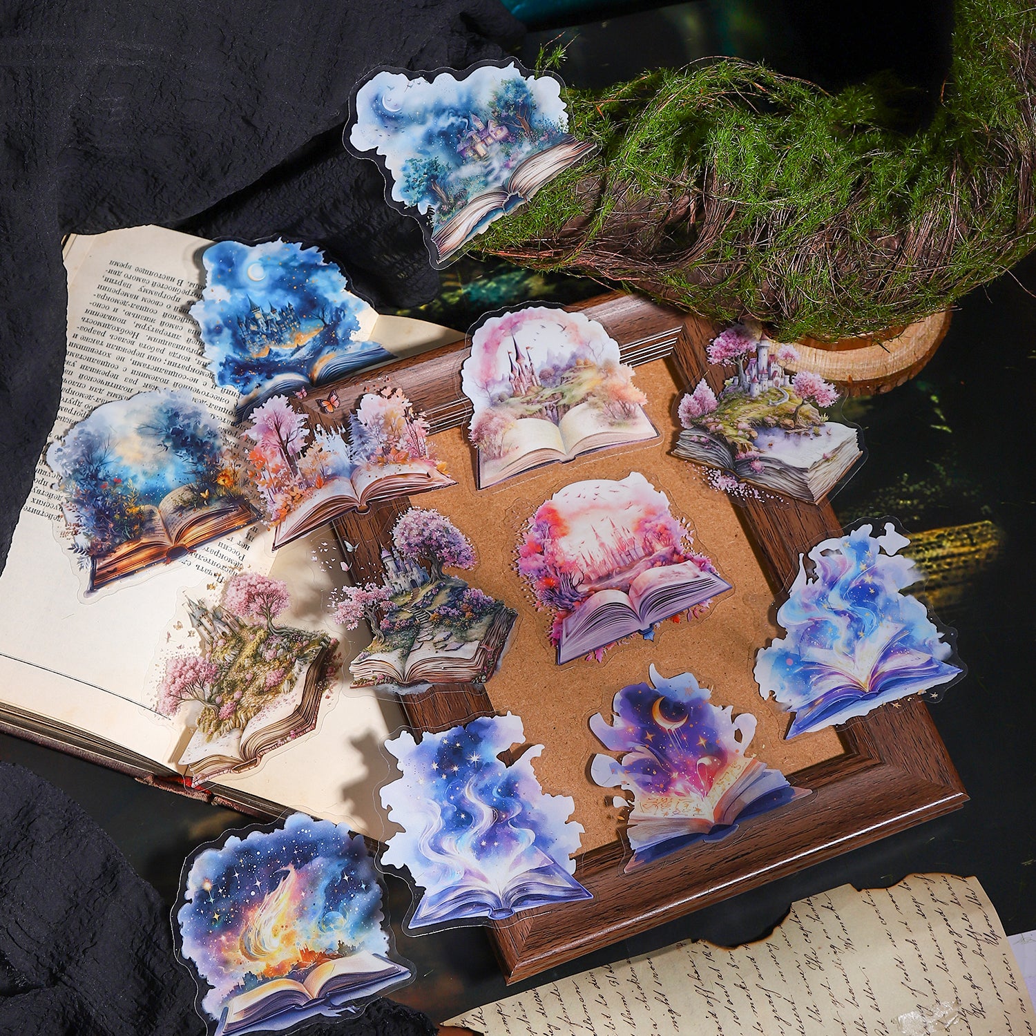 0226 World in books Series Stickers -10Pcs each pack