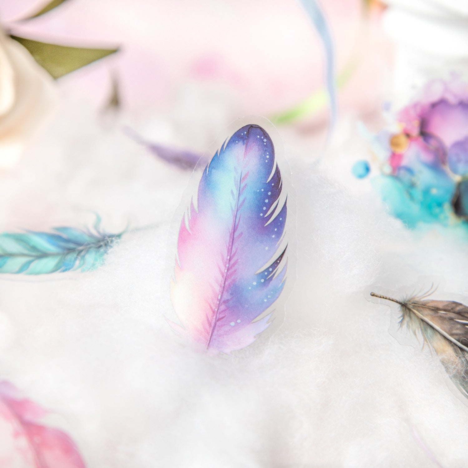0422 The feathers fall and the sky rises Series Sticker  -25Pcs each pack