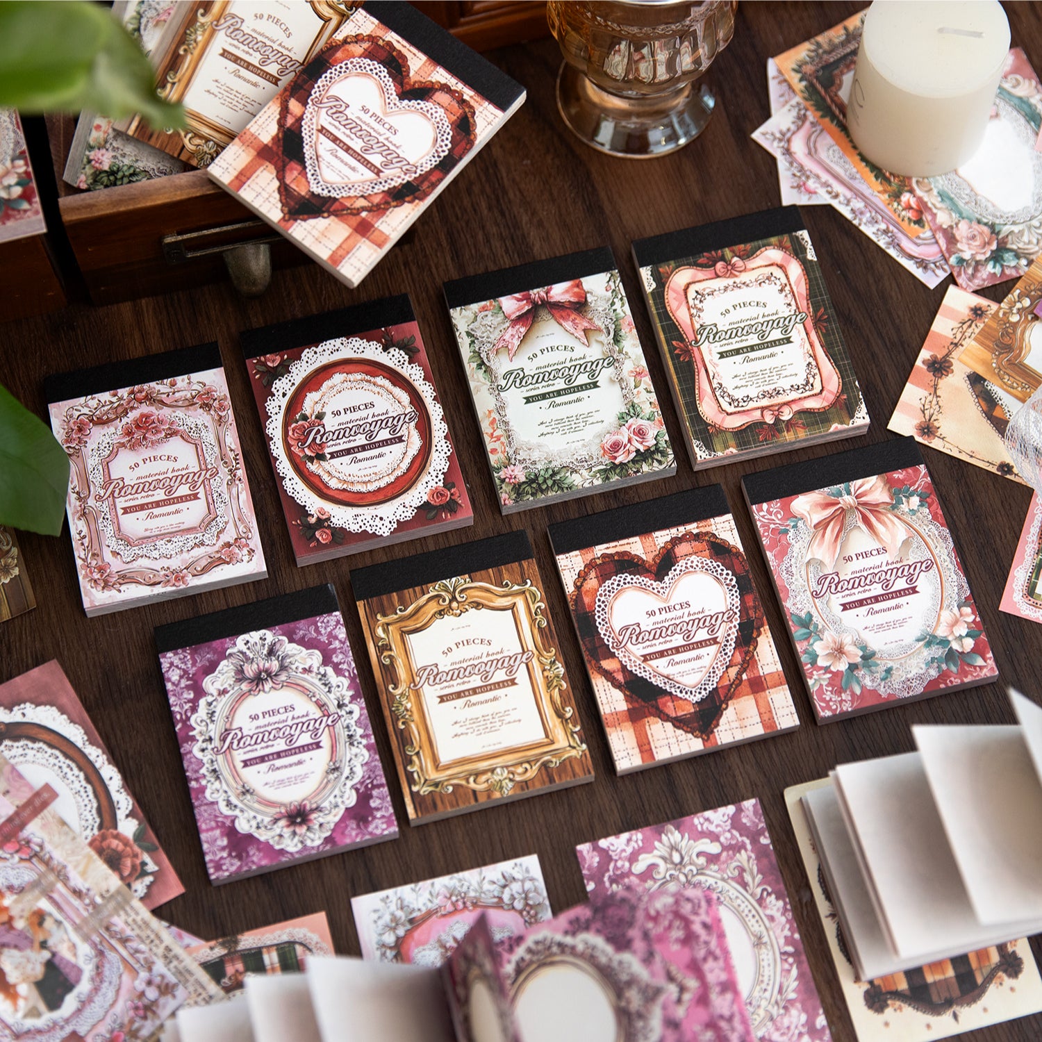 0402 Romantic Travel Series Paper -50Pcs each pack