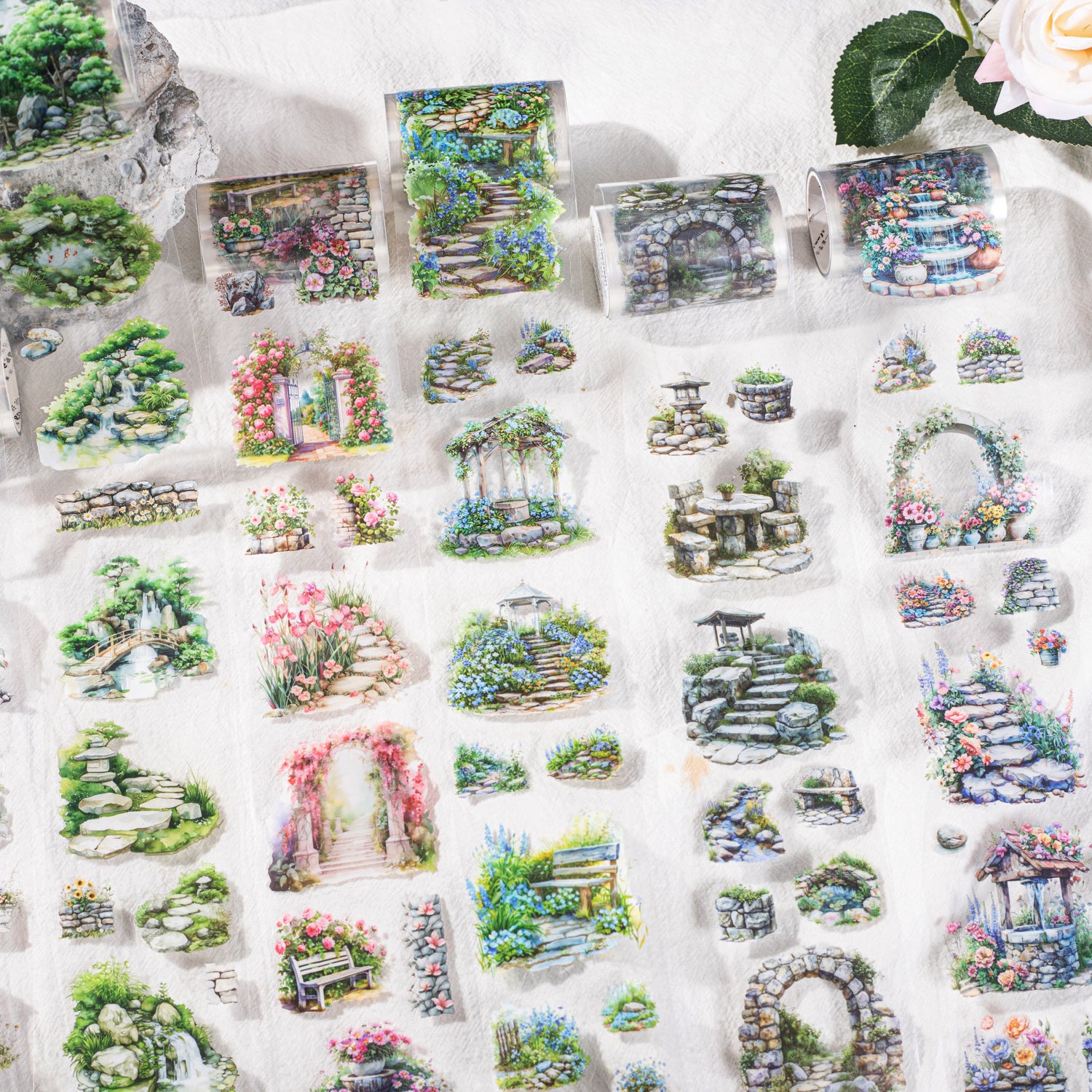 0108 Stone Small Scene Series PET tape -6CM*3M