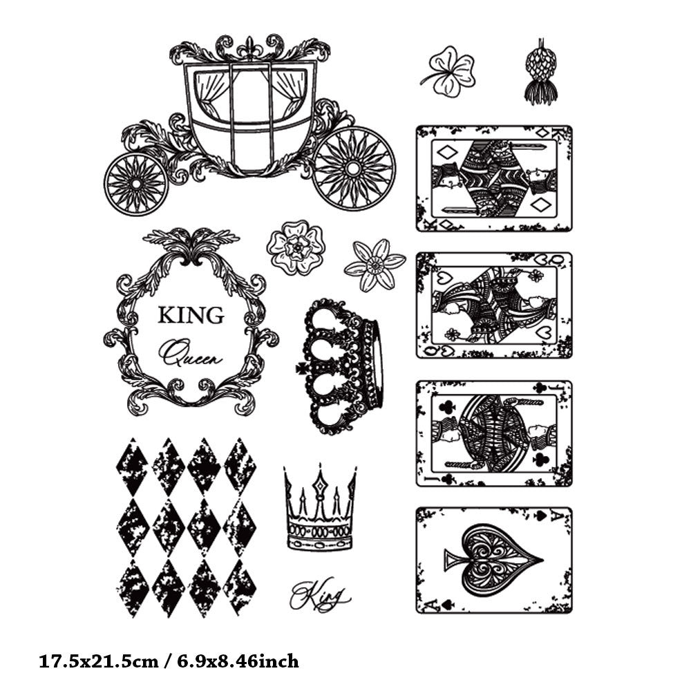 1226 Poker Clear Stamp 17.5cm*21.5cm