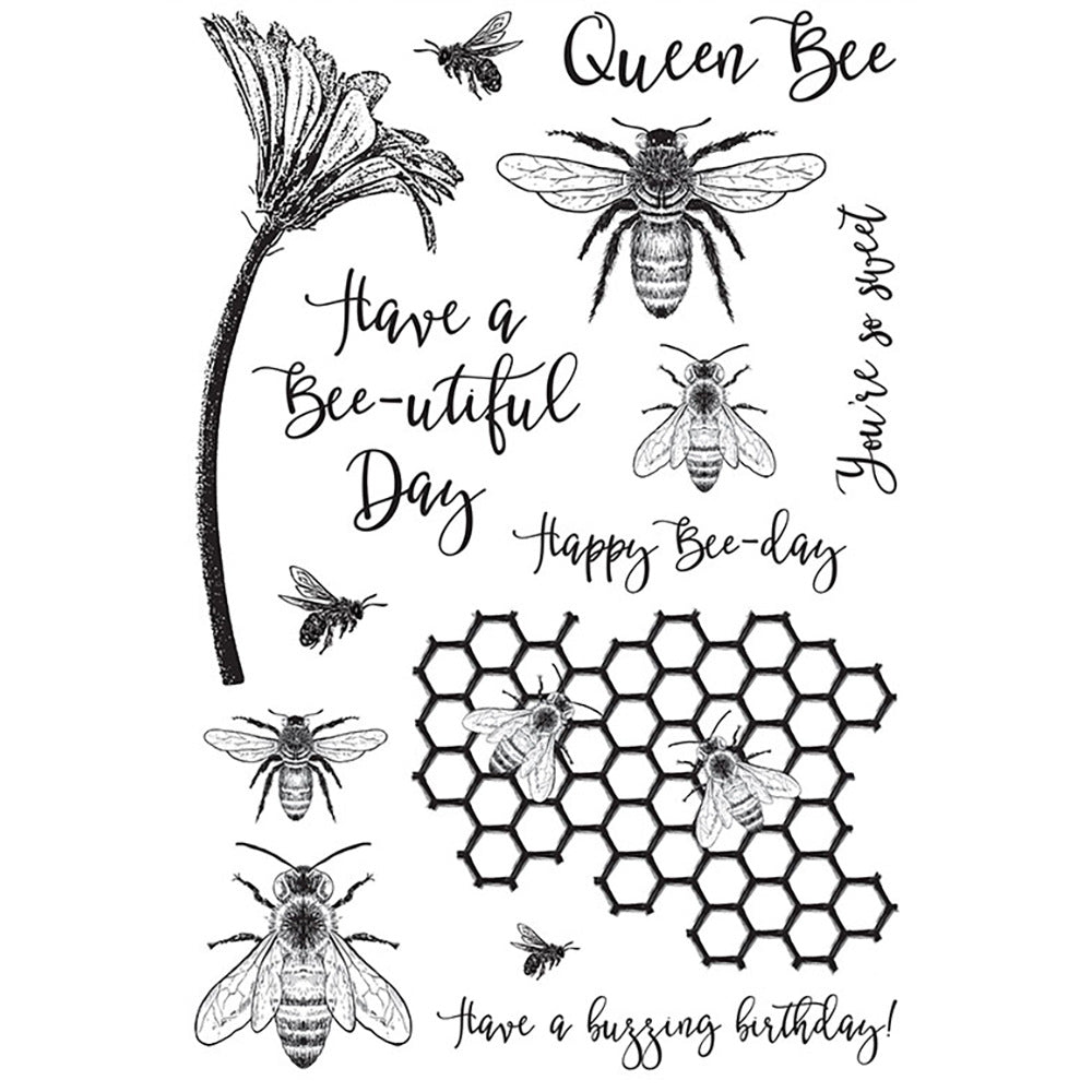 0906 Bee Clear Stamp 11.5cm*17.5cm