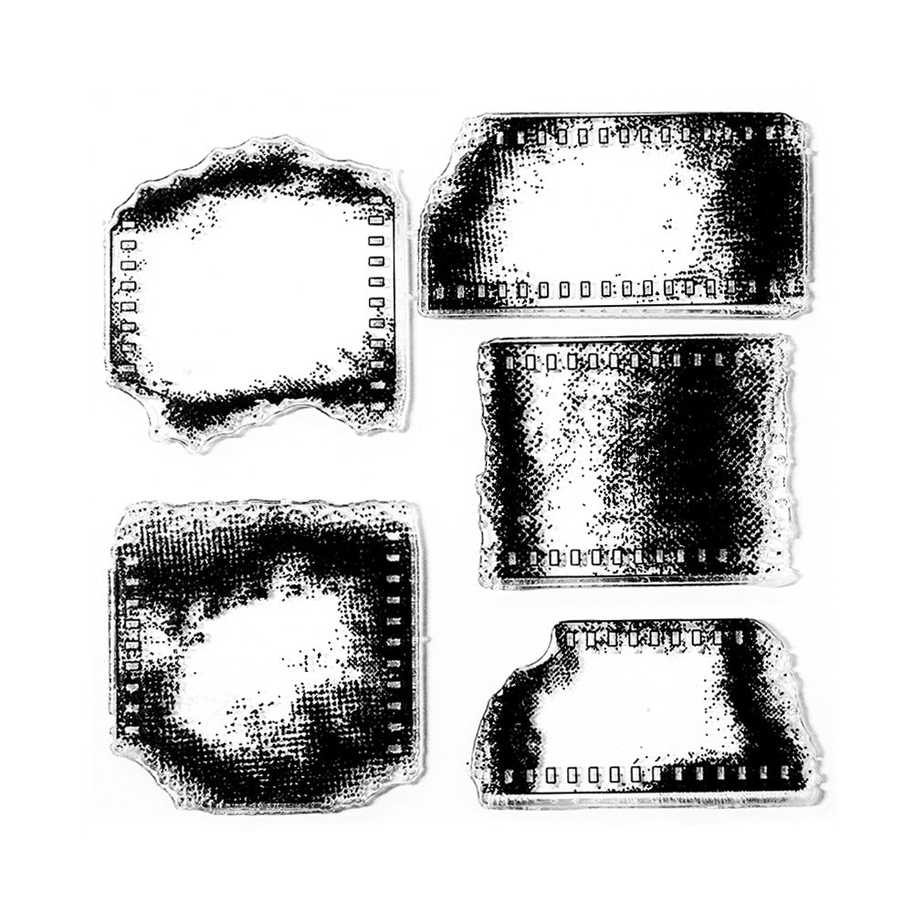 0923 Vintage film Clear Stamp 14cm*14cm