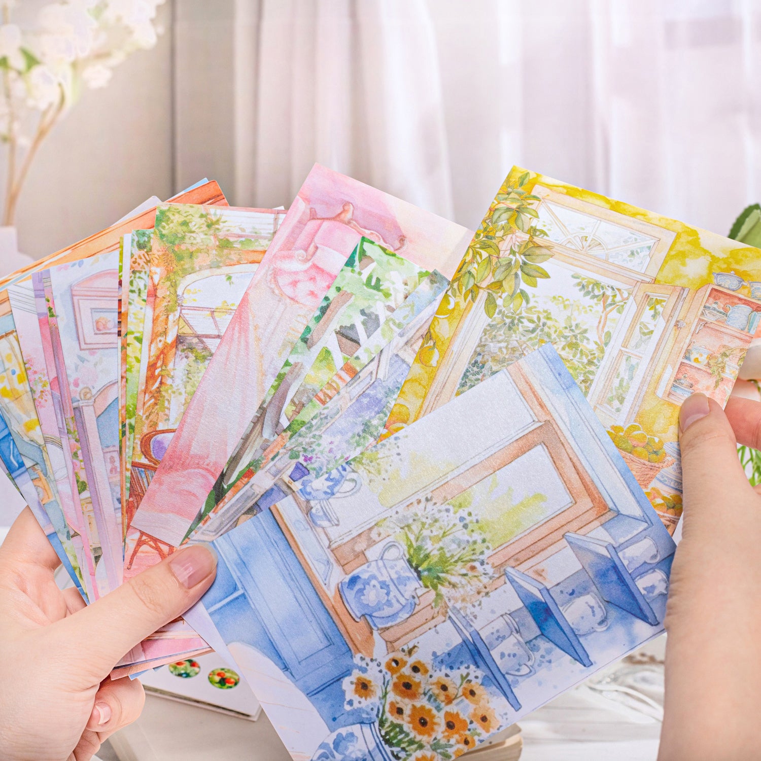 0610 Cozy little home Washi sticker -10Pcs each pack