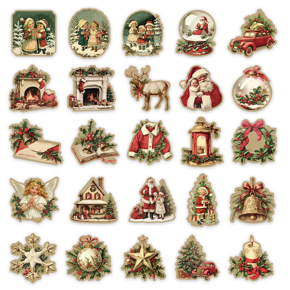 1016 50 Vintage christmas sticker